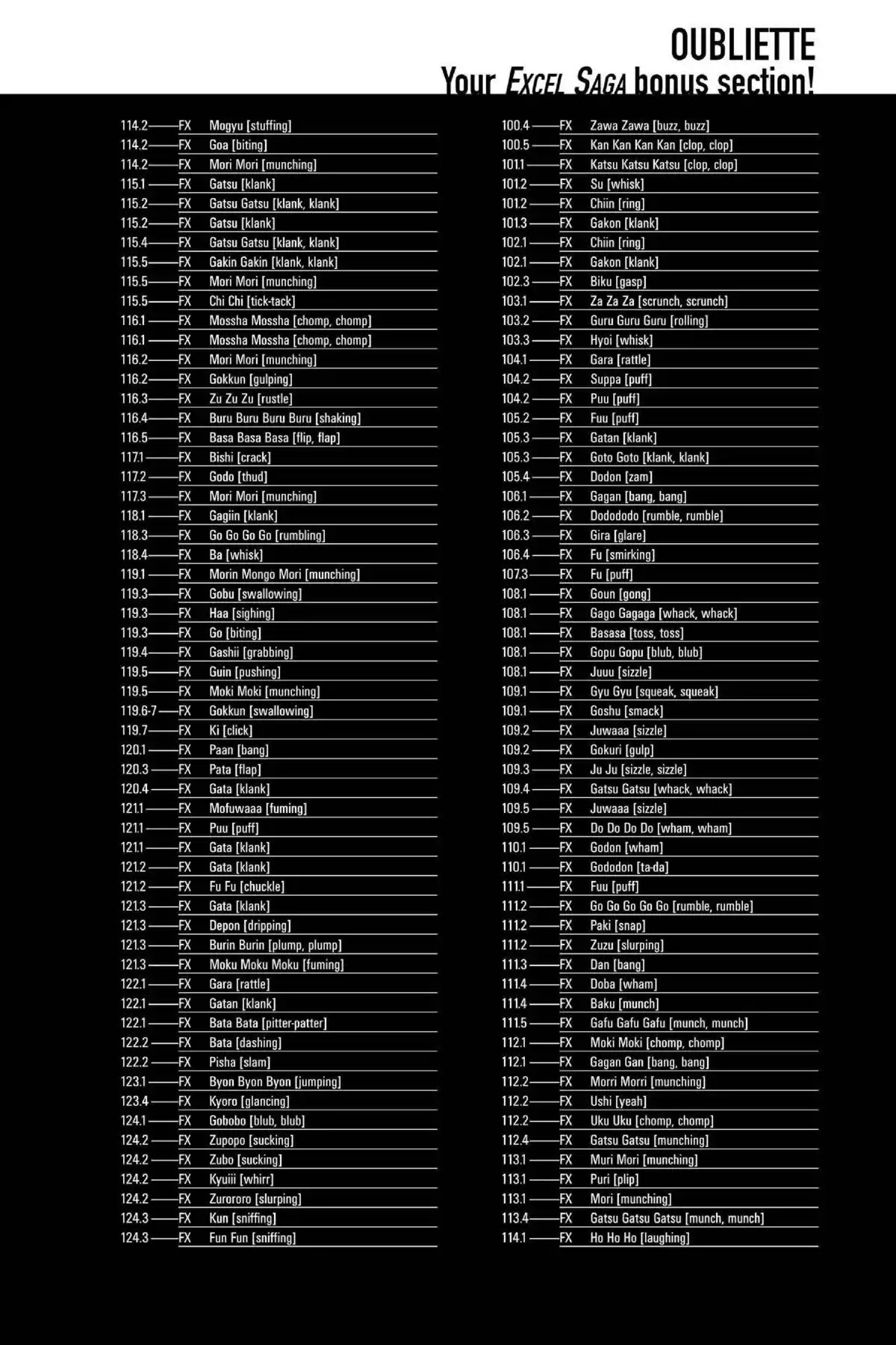 Excel Saga Chapter 16.6-5 page 5 - Vol.16 Oubliette: Excel Saga Bonus Section