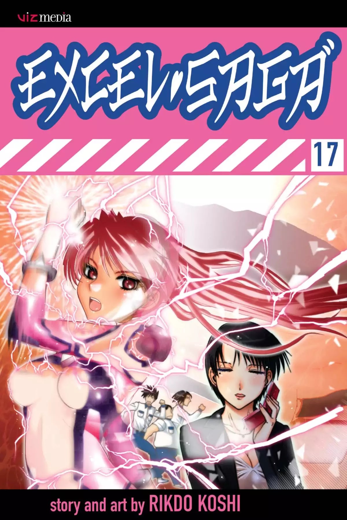 Excel Saga Chapter 17.1 page 1 - Vol.17 Mission 1: Aim for the Top!
