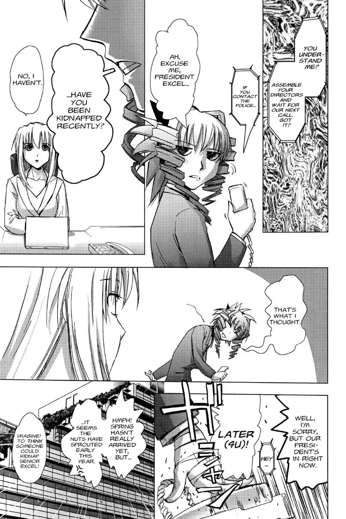 Excel Saga Chapter 17.1 page 24 - Vol.17 Mission 1: Aim for the Top!