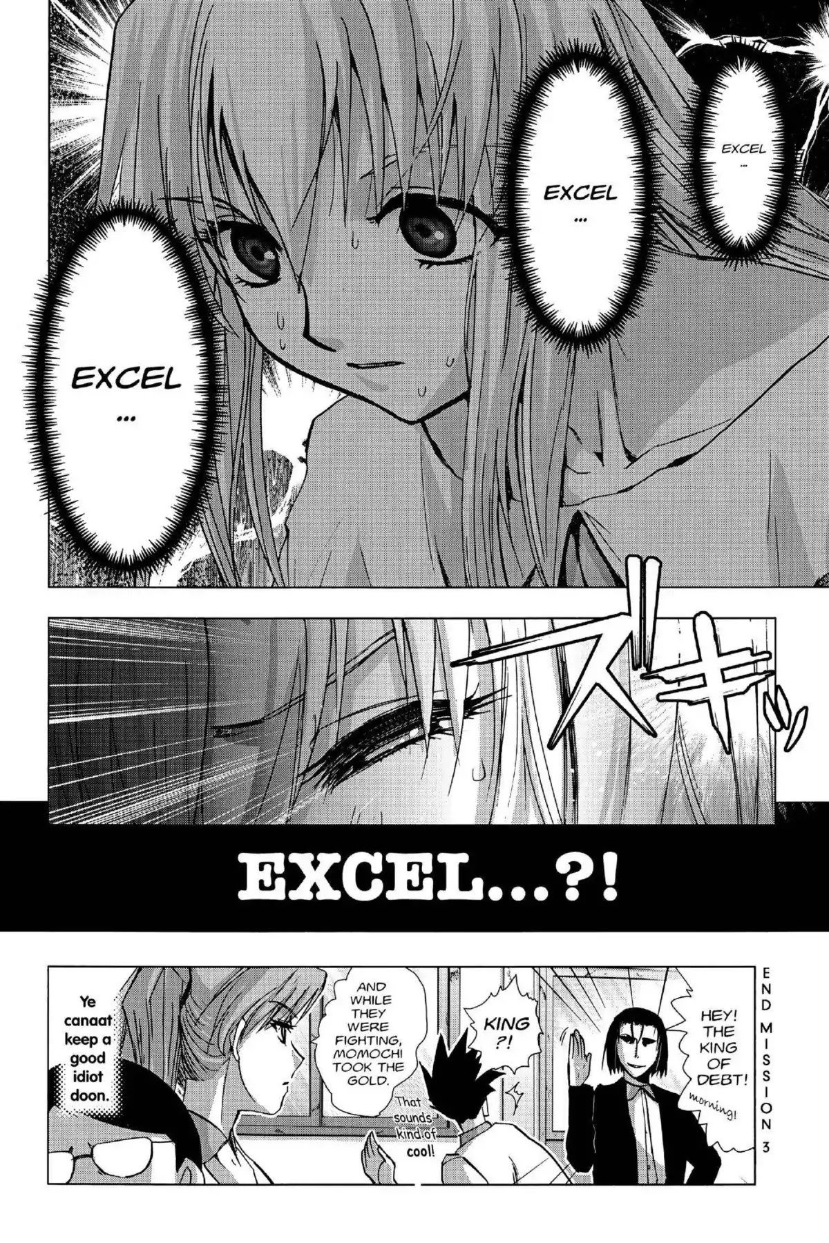 Excel Saga Chapter 17.3 page 34 - Vol.17 Mission 3: Borrowed Thing