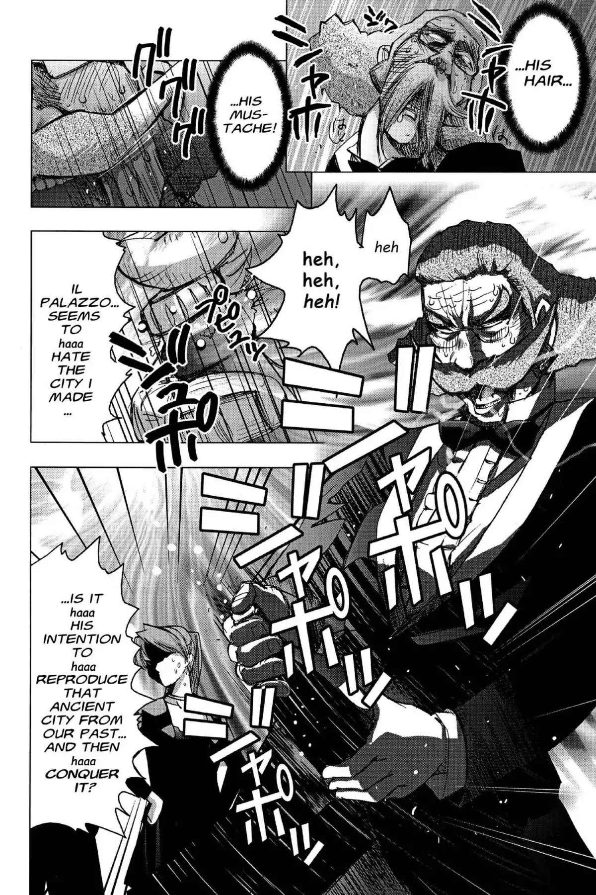 Excel Saga Chapter 17.4 page 28 - Vol.17 Mission 4: The Meaning of the Mustache