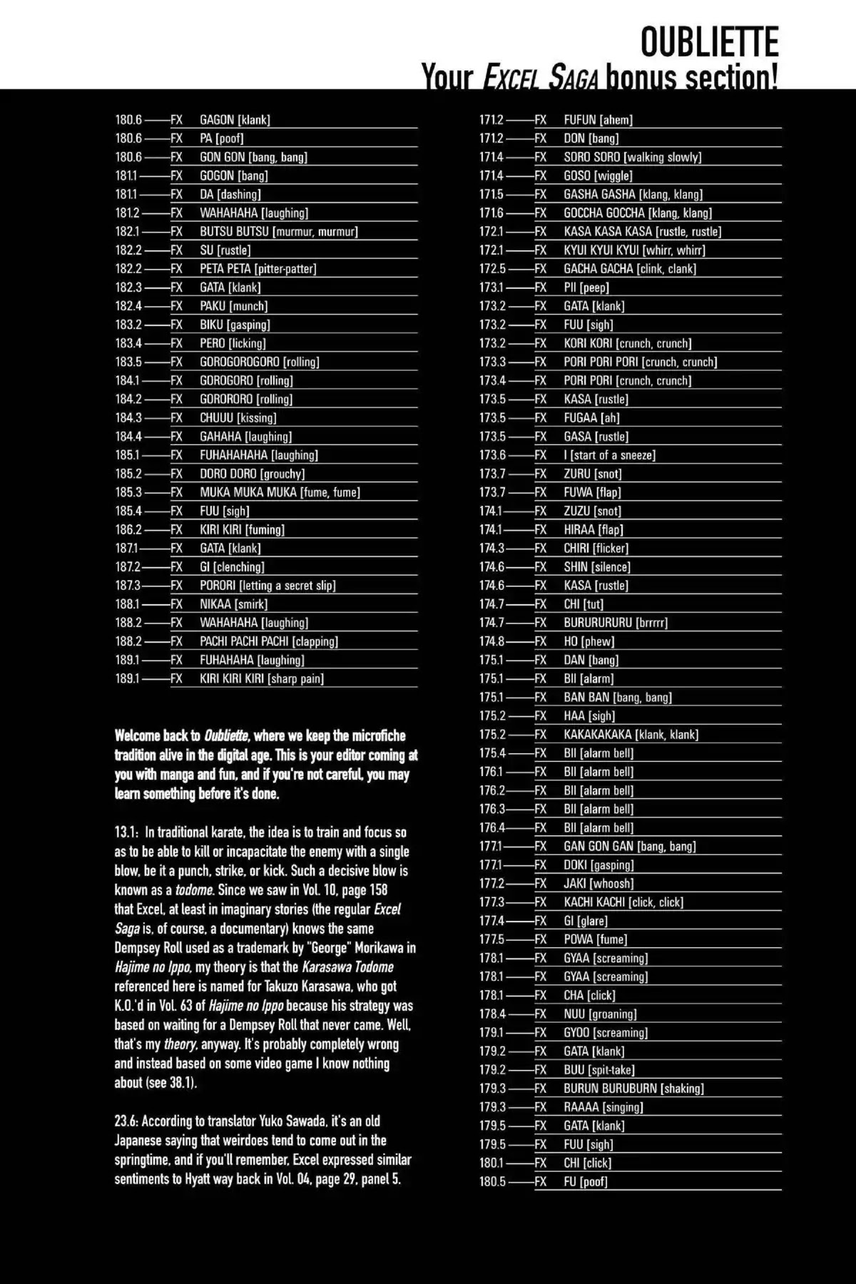 Excel Saga Chapter 17.5-5 page 7 - Vol.17 Oubliette: Excel Saga Bonus Section
