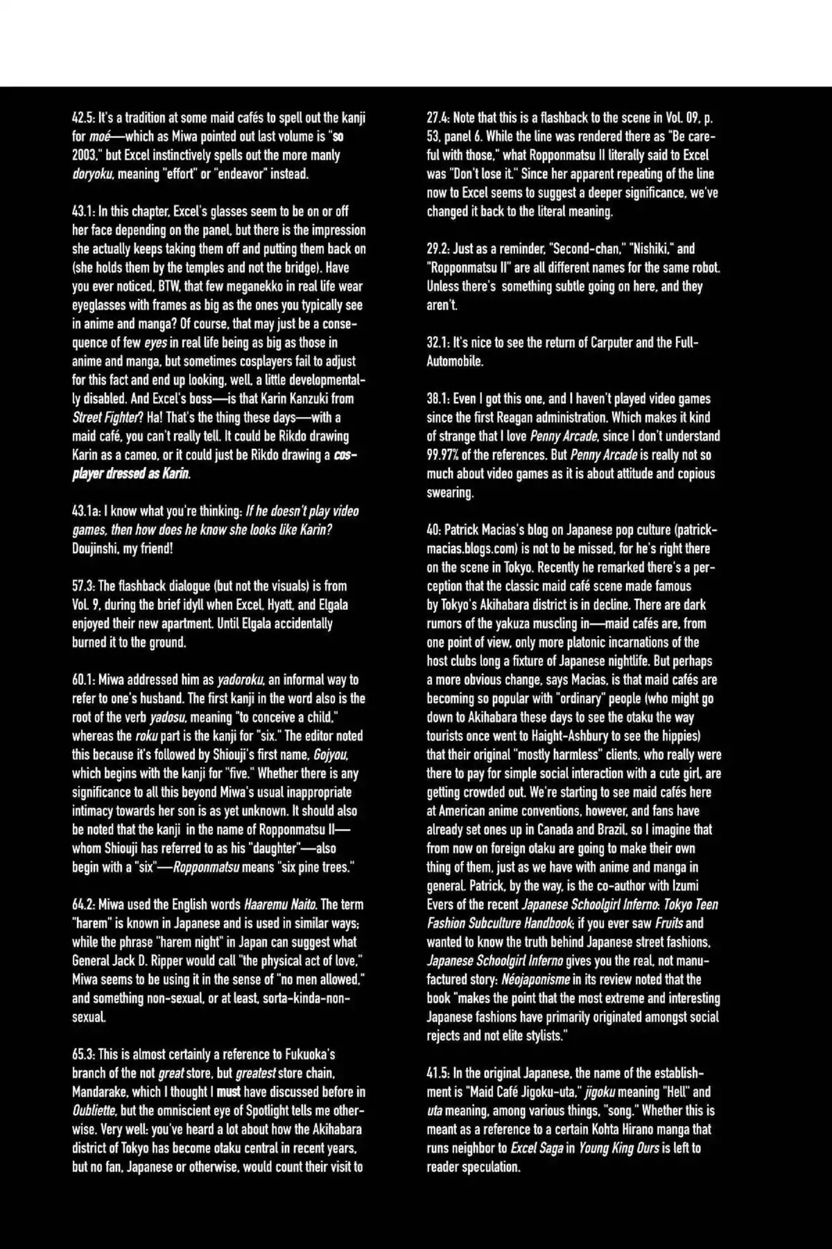 Excel Saga Chapter 17.5-5 page 8 - Vol.17 Oubliette: Excel Saga Bonus Section