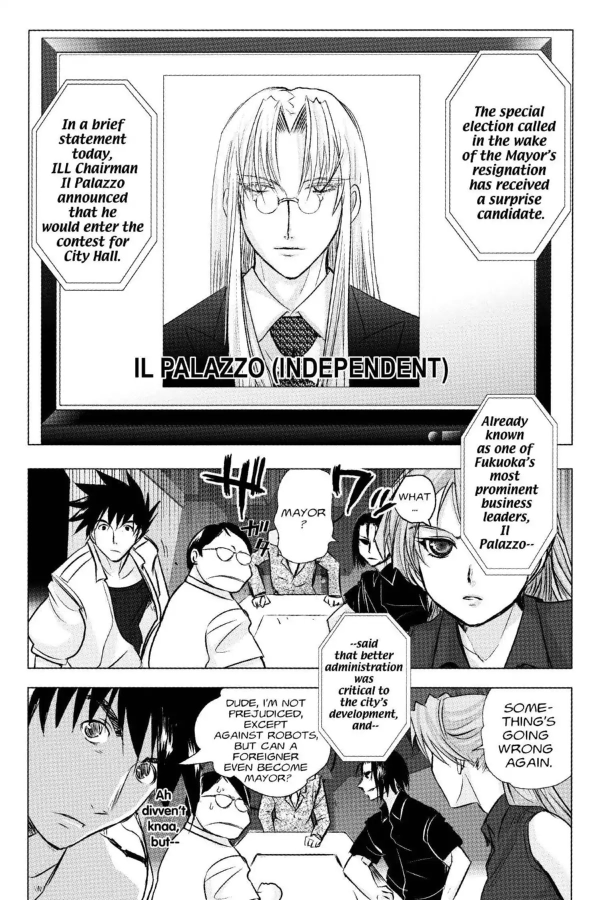 Excel Saga Chapter 18.1 page 7 - Vol.18 Mission 1: G-I-V-E Me a Secret