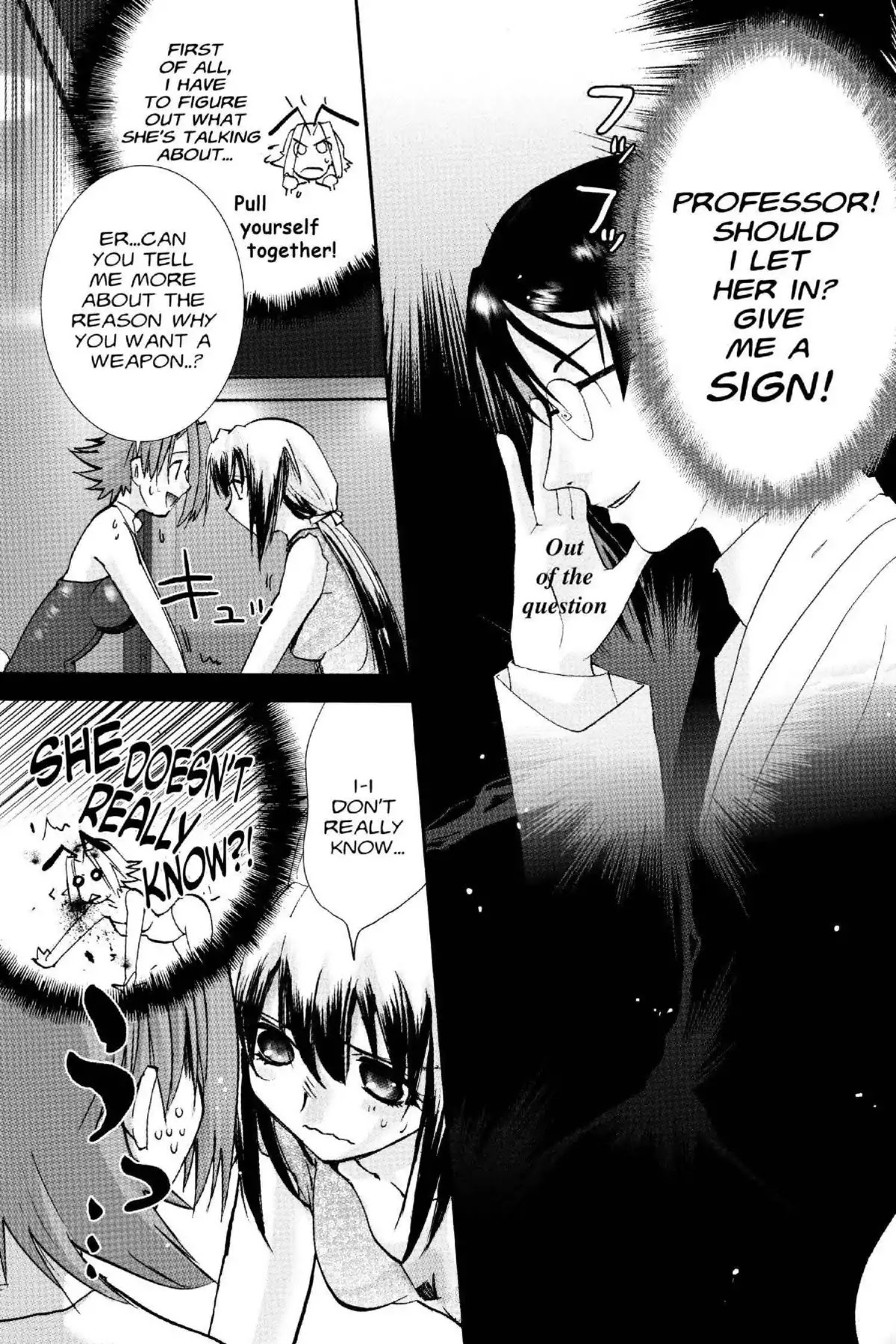 Excel Saga Chapter 18.2 page 3 - Vol.18 Mission 2: Those Who Do Not Want To Be Selected