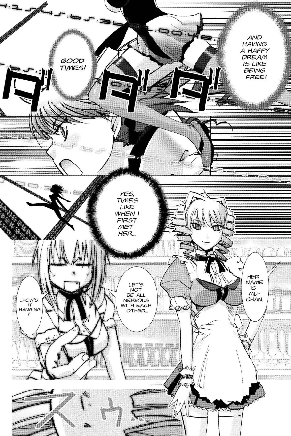 Excel Saga Chapter 18.3 page 18 - Vol.18 Mission 3: The Girl With Curly Hair Who Leapt Through Time