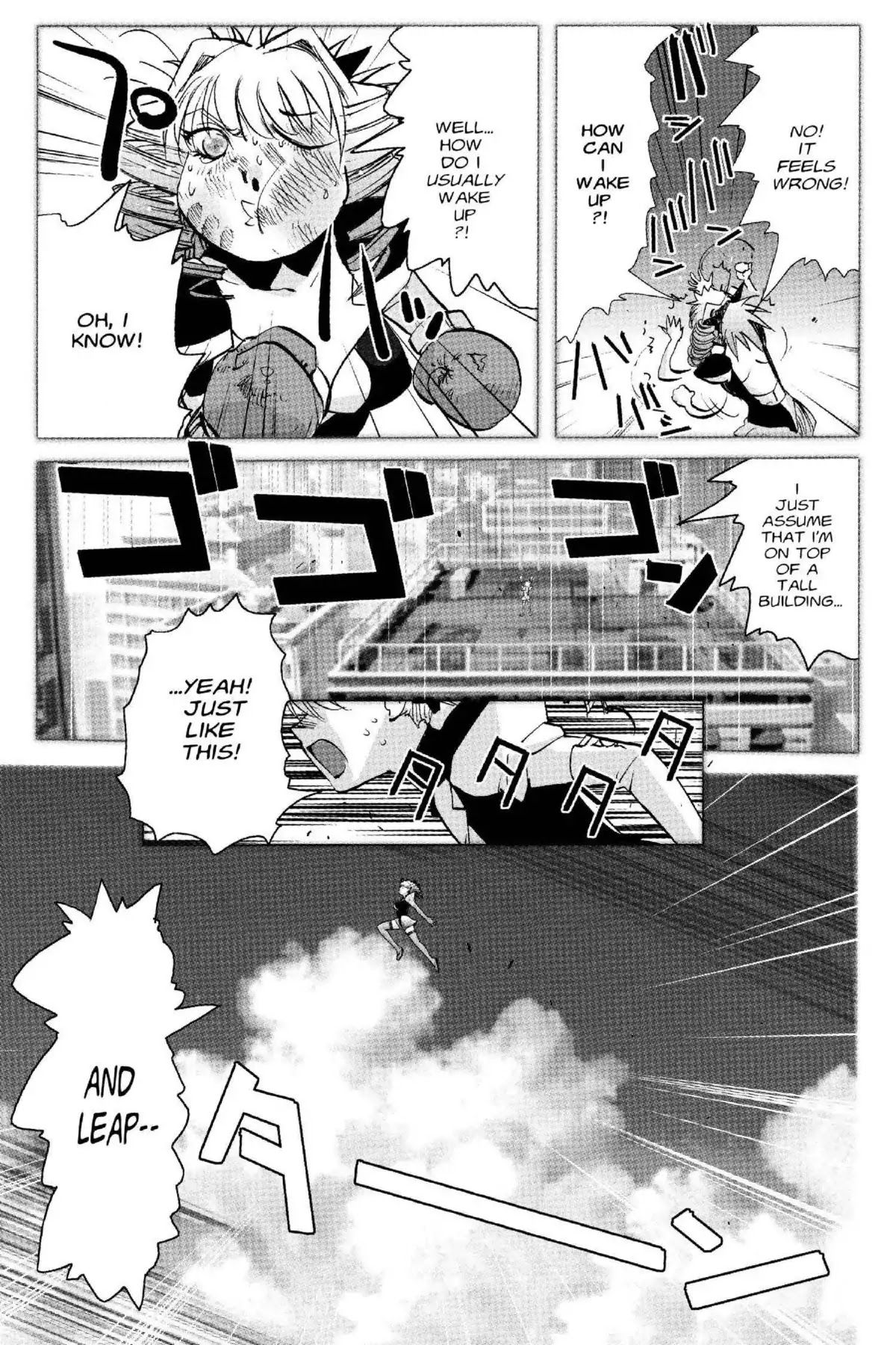 Excel Saga Chapter 18.3 page 23 - Vol.18 Mission 3: The Girl With Curly Hair Who Leapt Through Time
