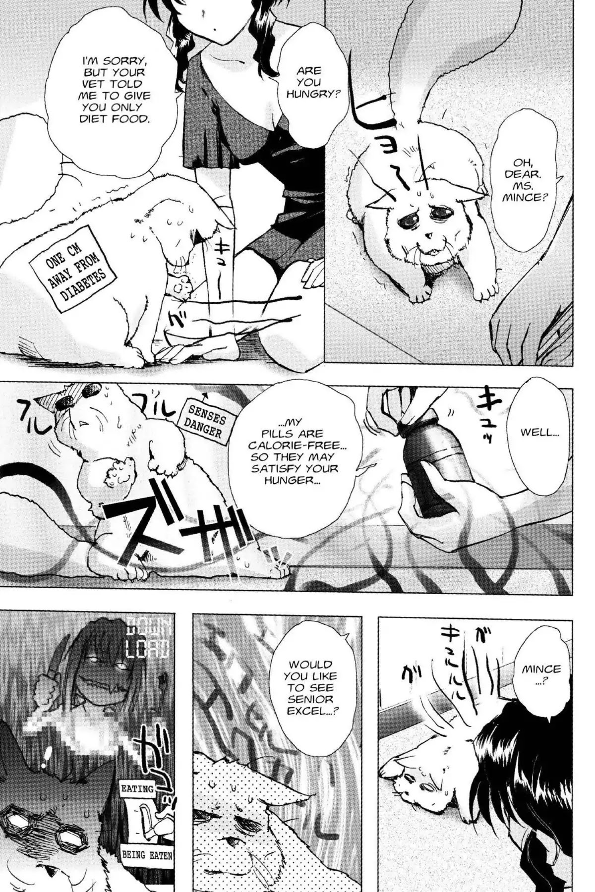Excel Saga Chapter 18.4 page 11 - Vol.18 Mission 4: The Girl With Curly Hair By the Window