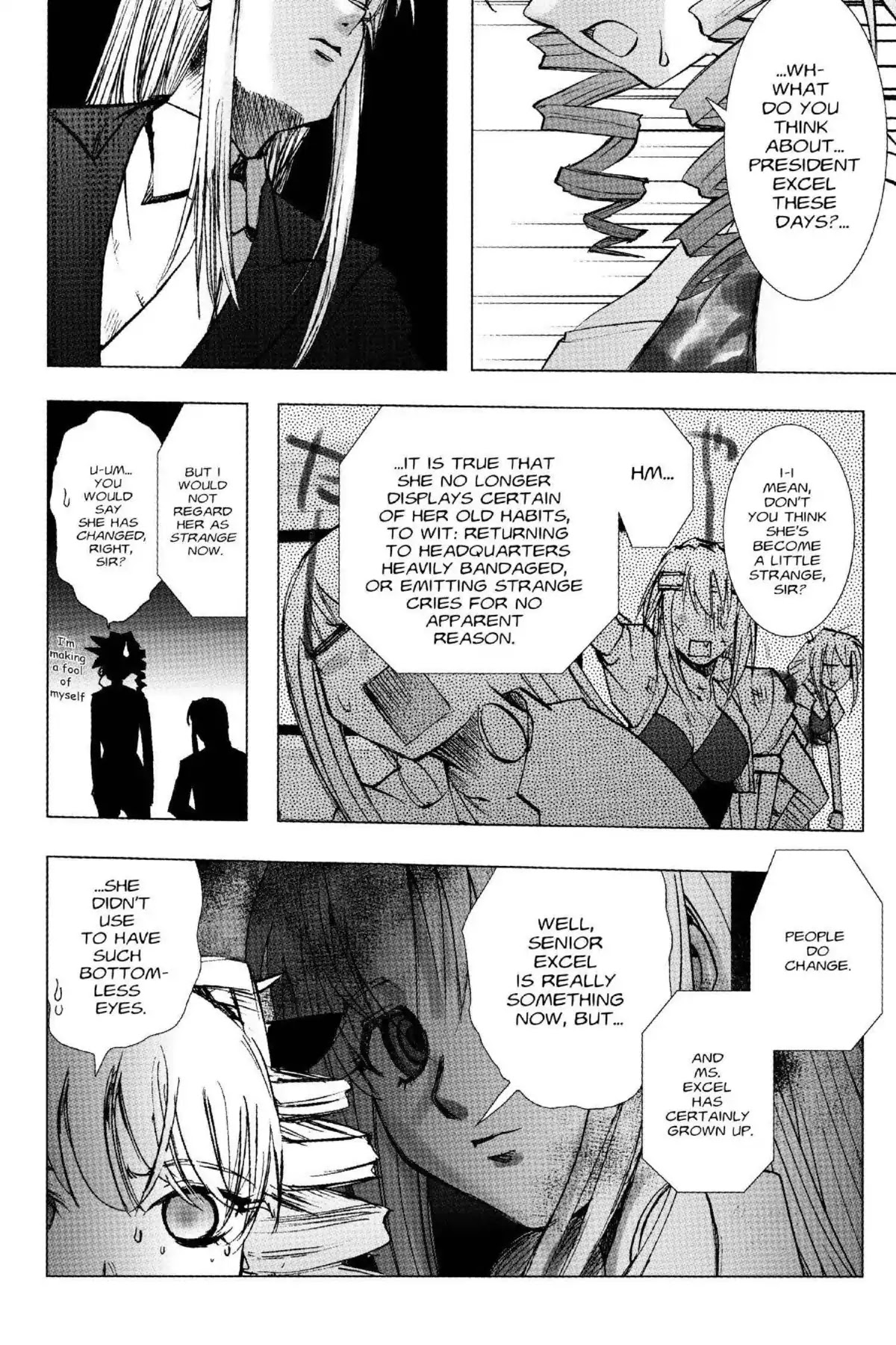 Excel Saga Chapter 18.4 page 16 - Vol.18 Mission 4: The Girl With Curly Hair By the Window