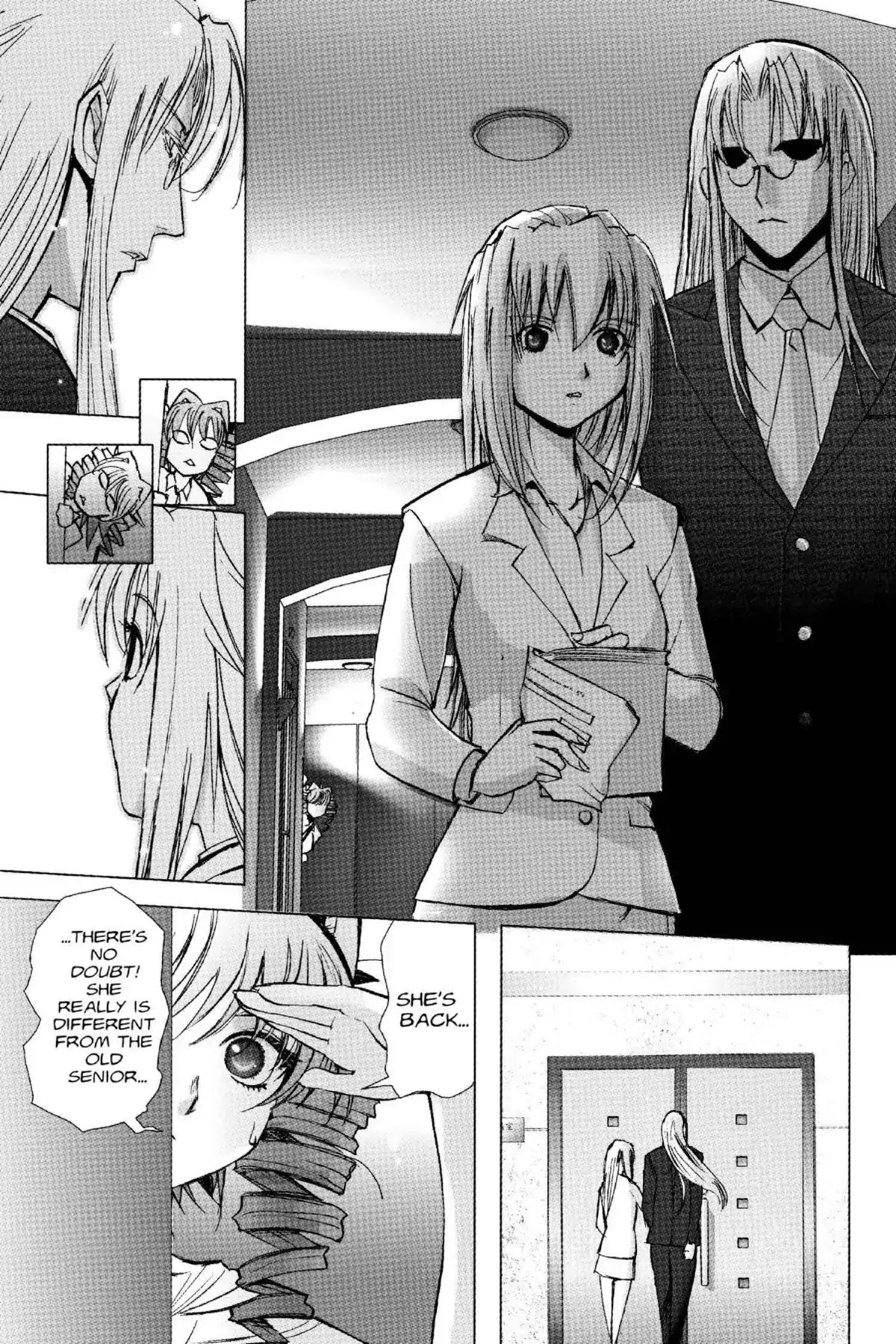 Excel Saga Chapter 18.4 page 25 - Vol.18 Mission 4: The Girl With Curly Hair By the Window