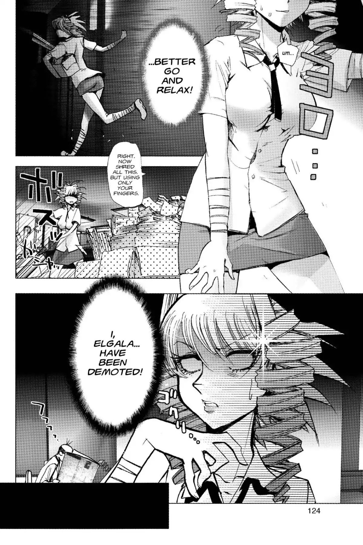 Excel Saga Chapter 18.4 page 28 - Vol.18 Mission 4: The Girl With Curly Hair By the Window