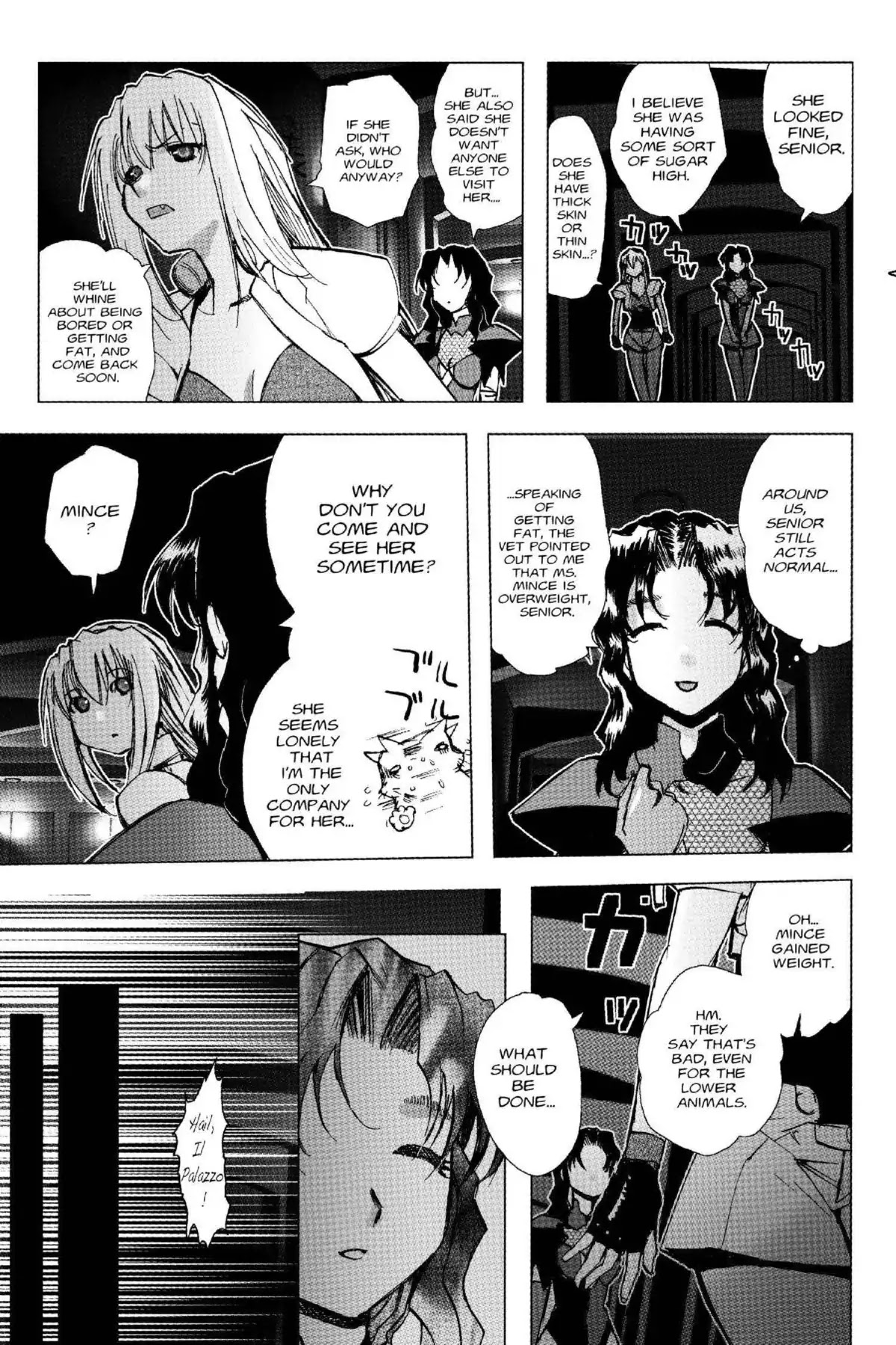 Excel Saga Chapter 18.4 page 9 - Vol.18 Mission 4: The Girl With Curly Hair By the Window