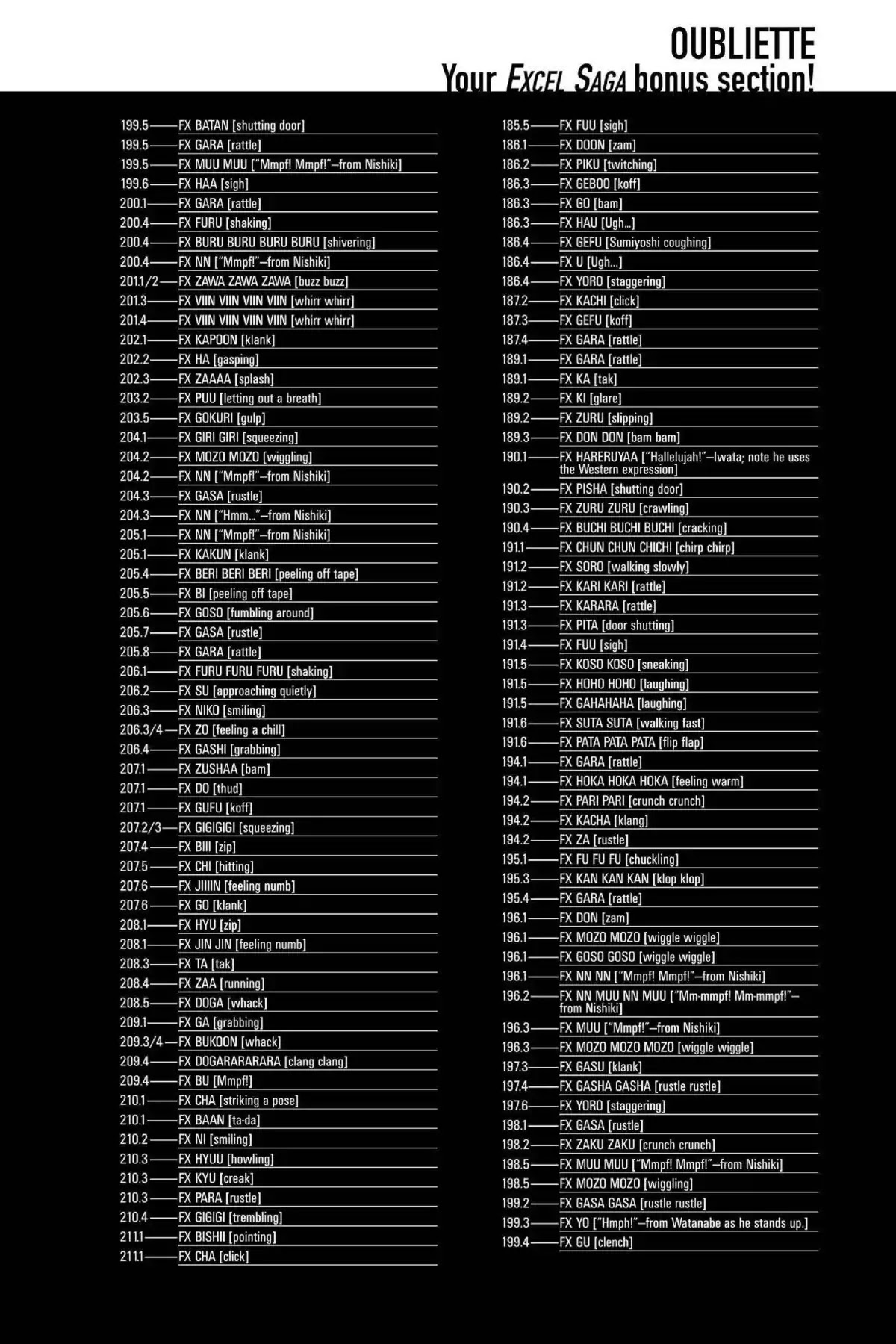 Excel Saga Chapter 18.7-5 page 7 - Vol.18 Oubliette: Excel Saga Bonus Section