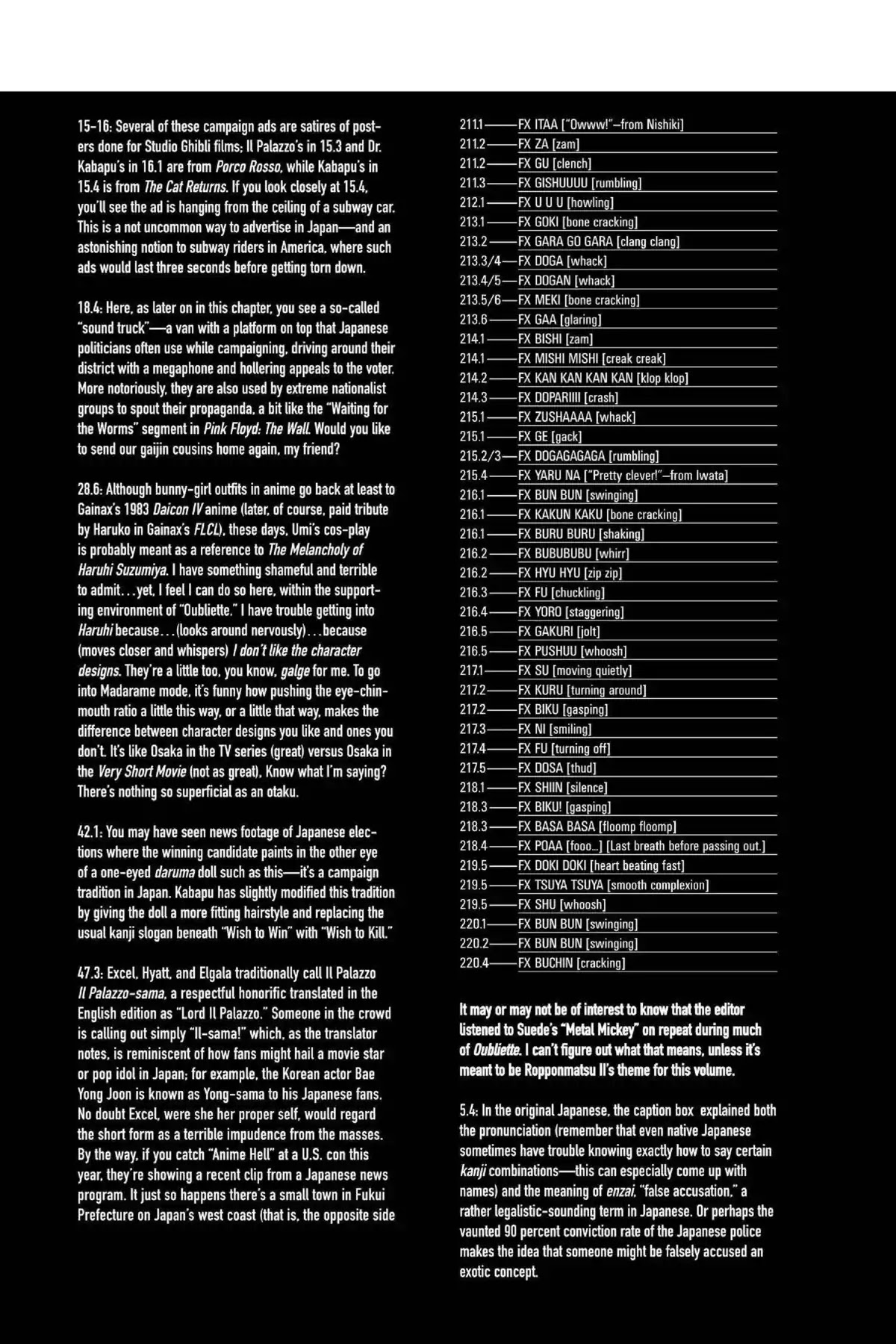 Excel Saga Chapter 18.7-5 page 8 - Vol.18 Oubliette: Excel Saga Bonus Section