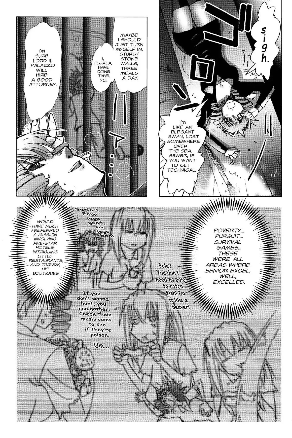 Excel Saga Chapter 19.3 page 11 - Vol.19 Mission 3: Run, Mince!
