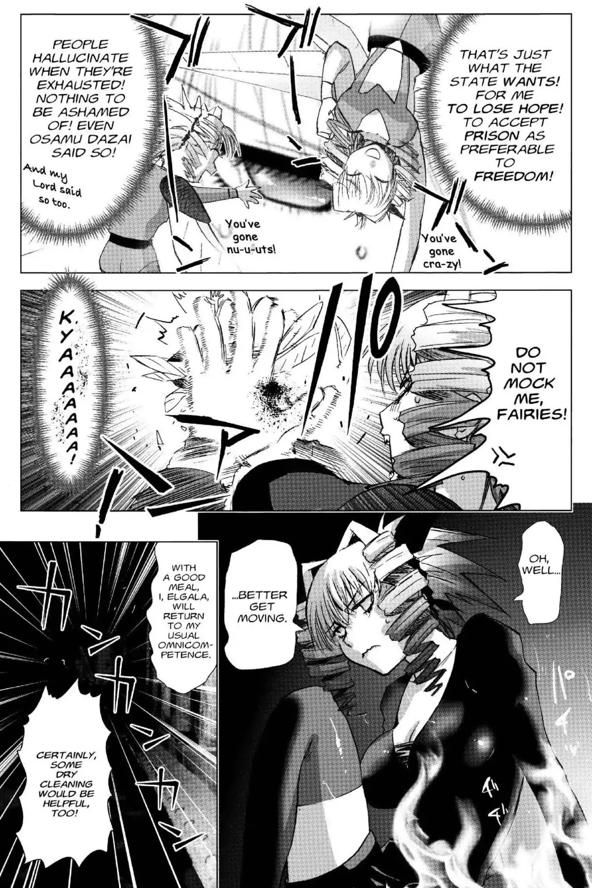 Excel Saga Chapter 19.3 page 13 - Vol.19 Mission 3: Run, Mince!