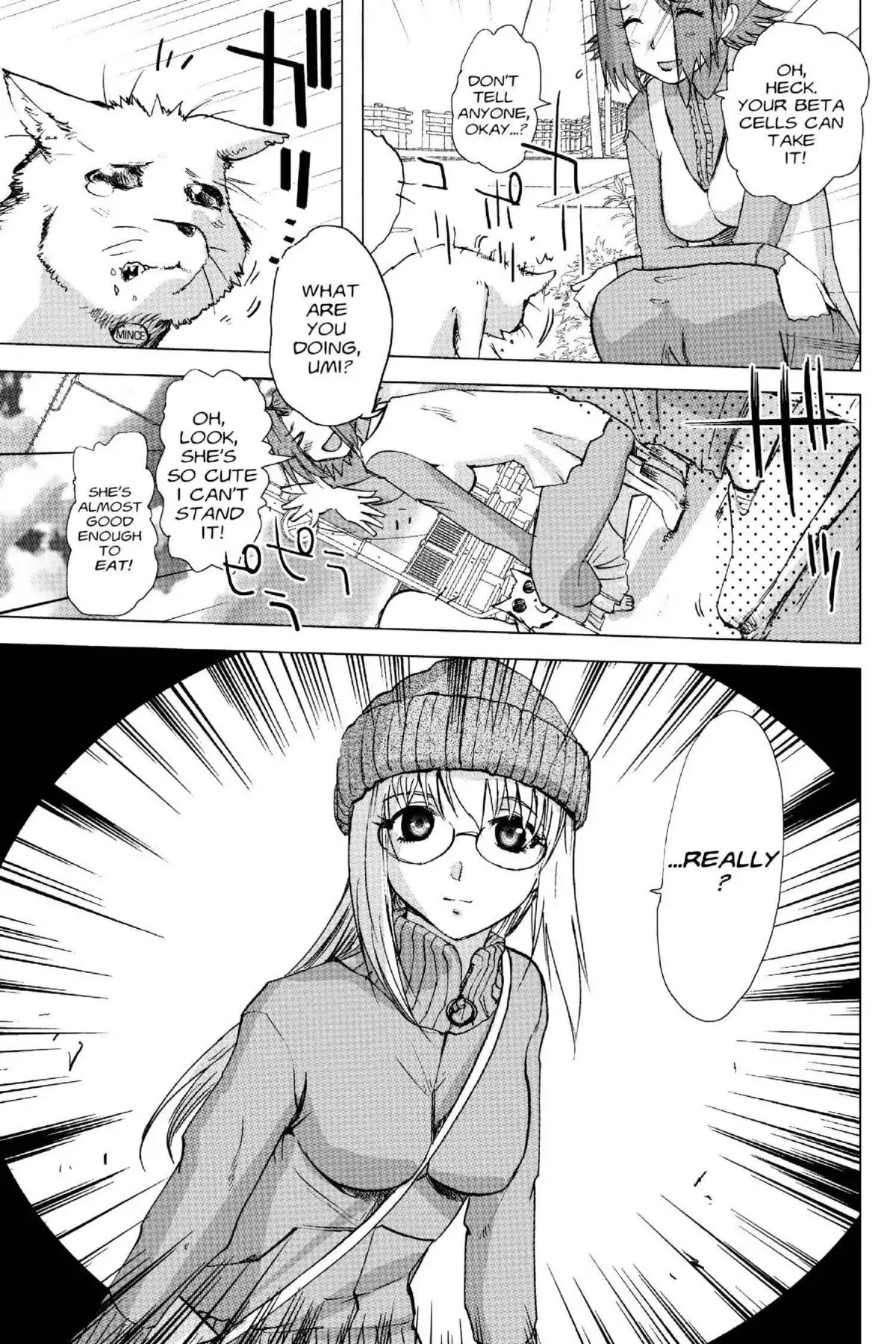 Excel Saga Chapter 19.3 page 23 - Vol.19 Mission 3: Run, Mince!