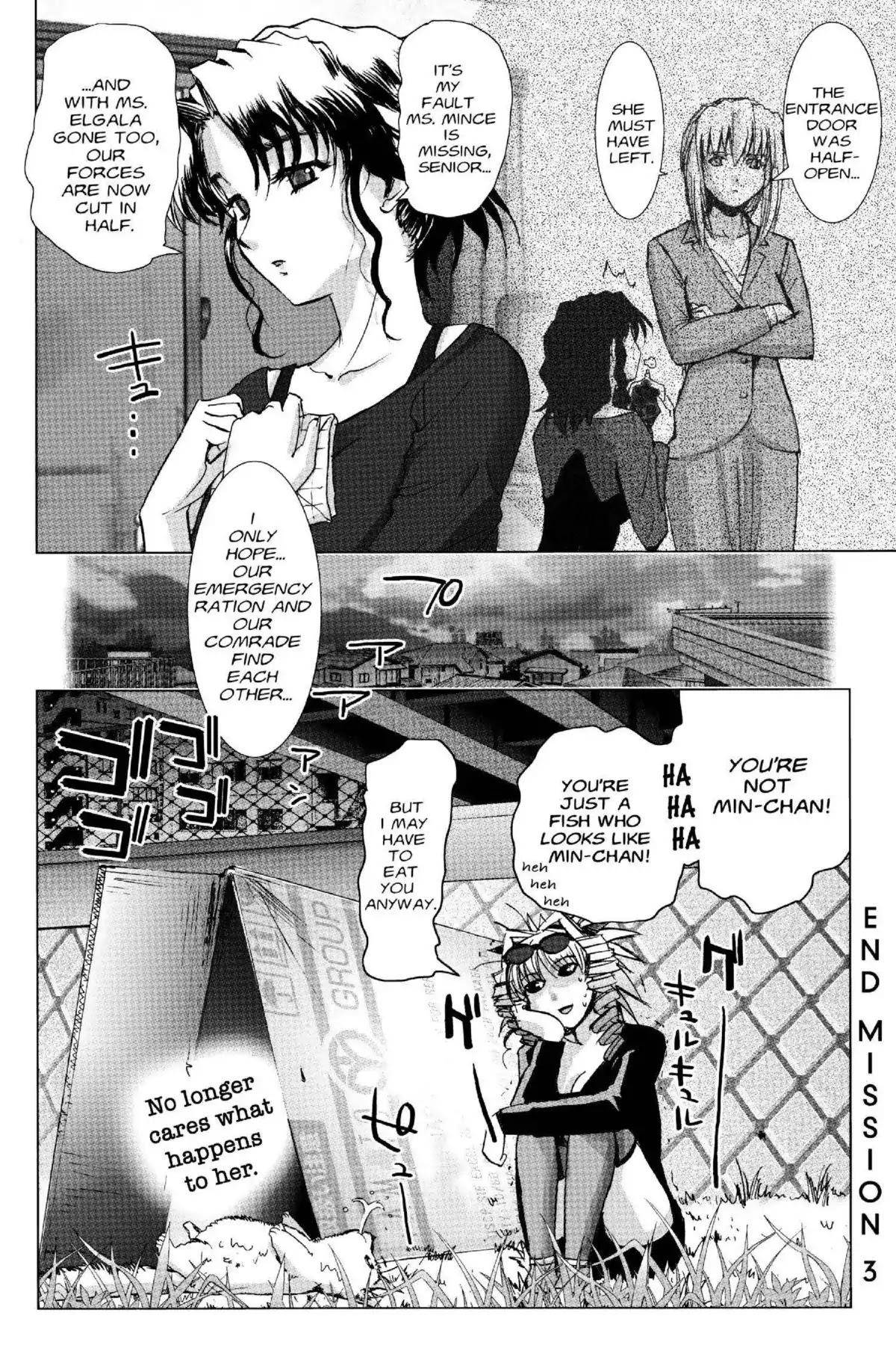Excel Saga Chapter 19.3 page 30 - Vol.19 Mission 3: Run, Mince!
