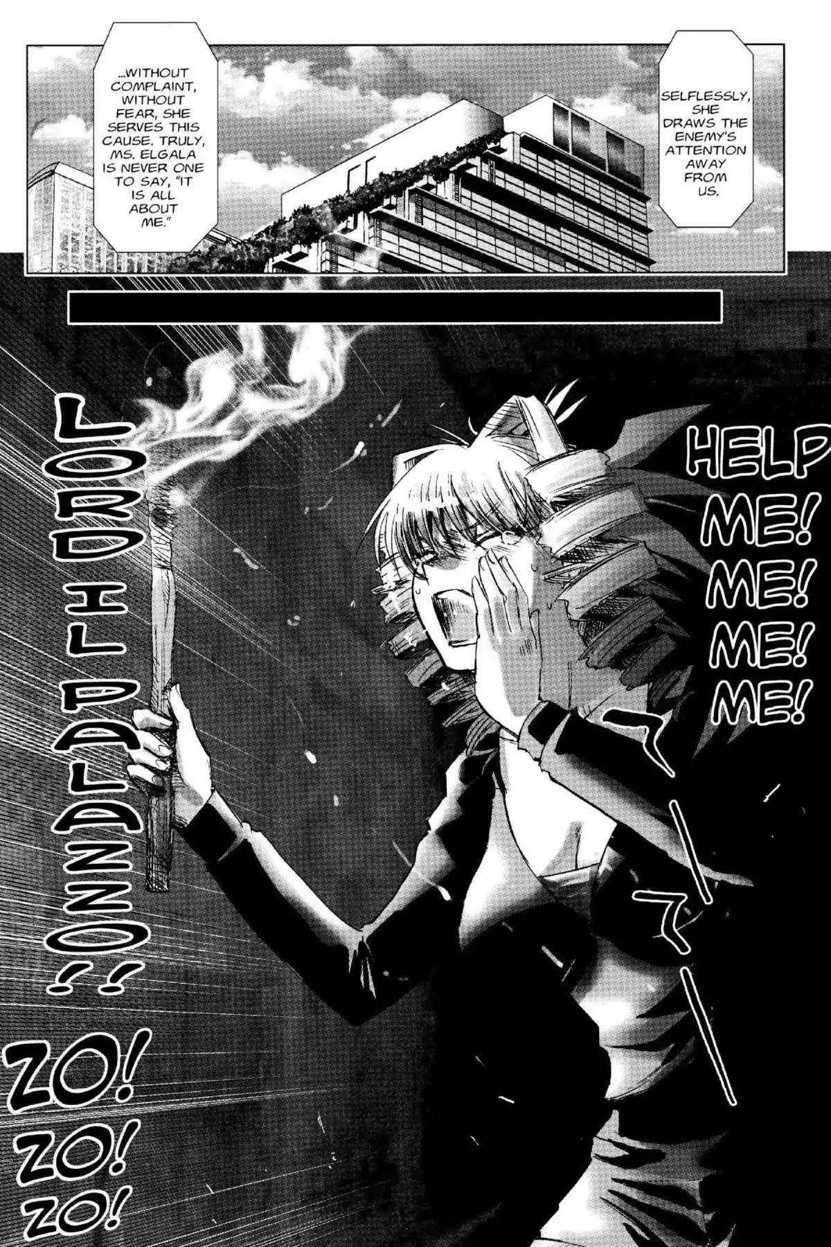 Excel Saga Chapter 19.3 page 9 - Vol.19 Mission 3: Run, Mince!