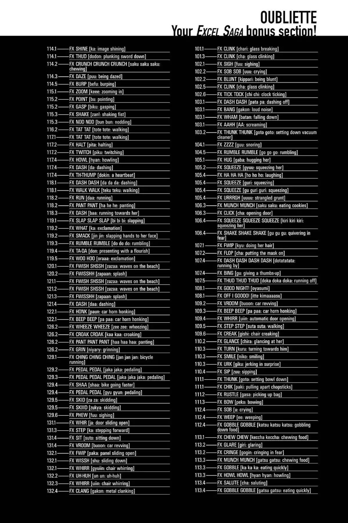 Excel Saga Chapter 19.6-5 page 5 - Vol.19 Oubliette: Excel Saga Bonus Section
