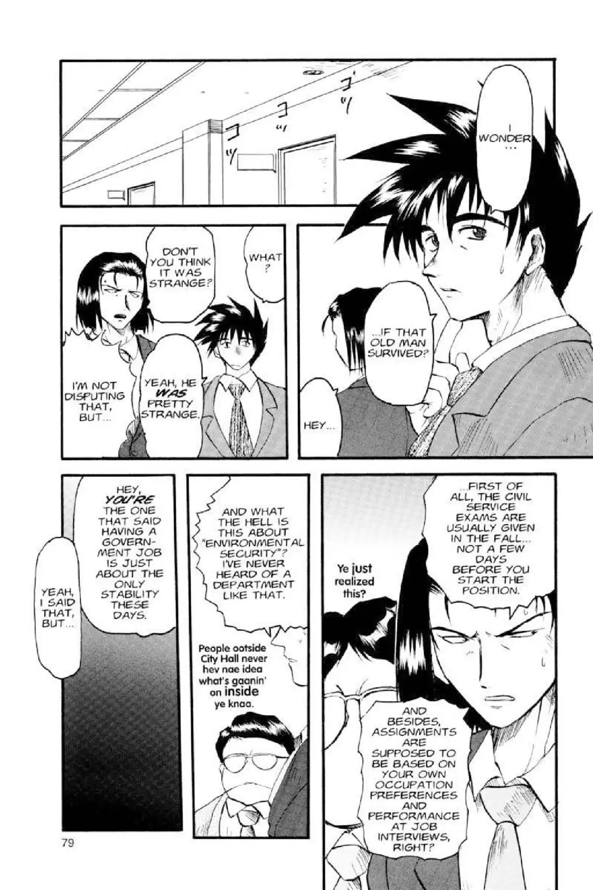 Excel Saga Chapter 2.3 page 21 - Vol.2 Mission 3: The Relative Speed of Fools