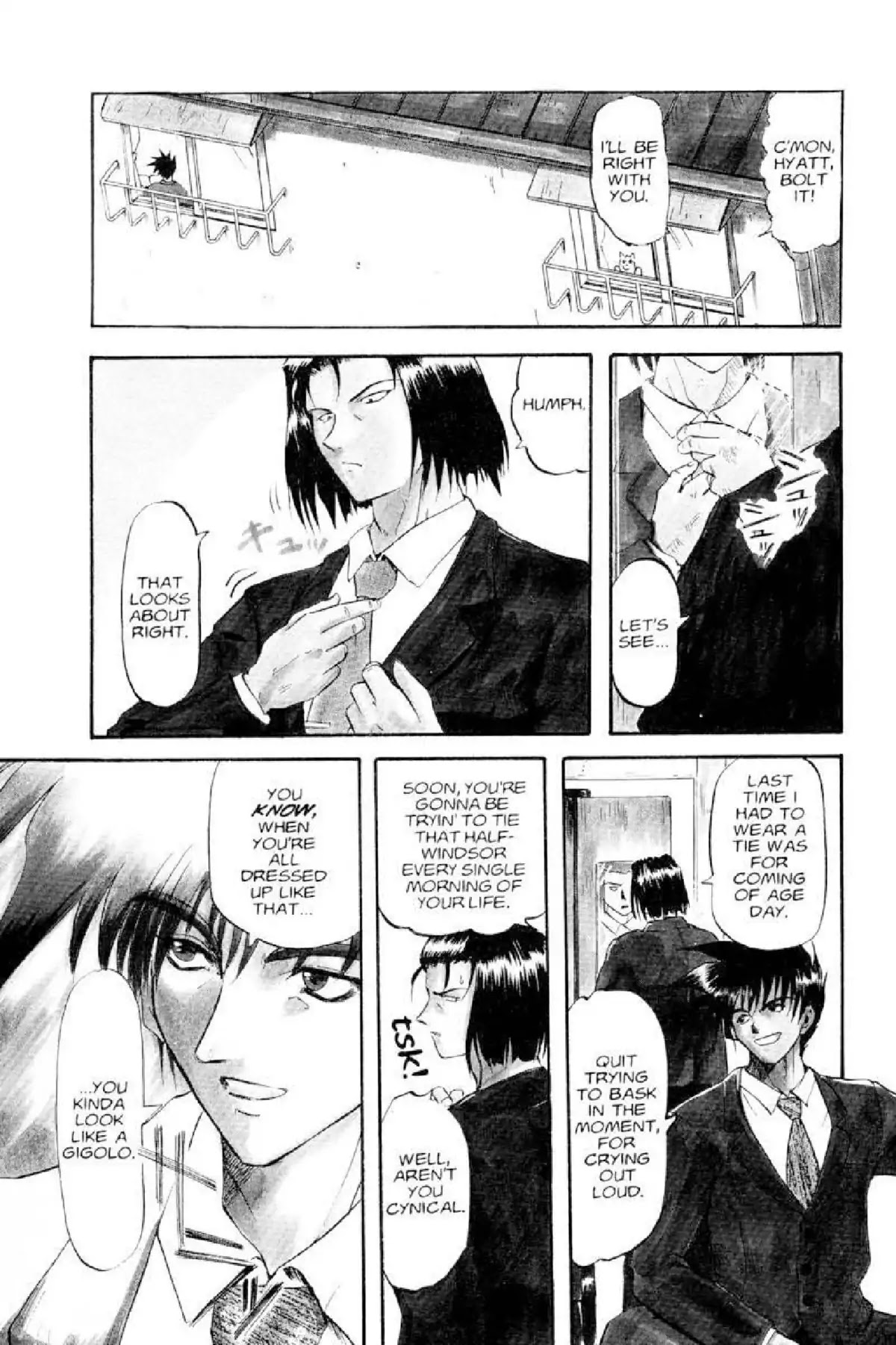 Excel Saga Chapter 2.3 page 5 - Vol.2 Mission 3: The Relative Speed of Fools