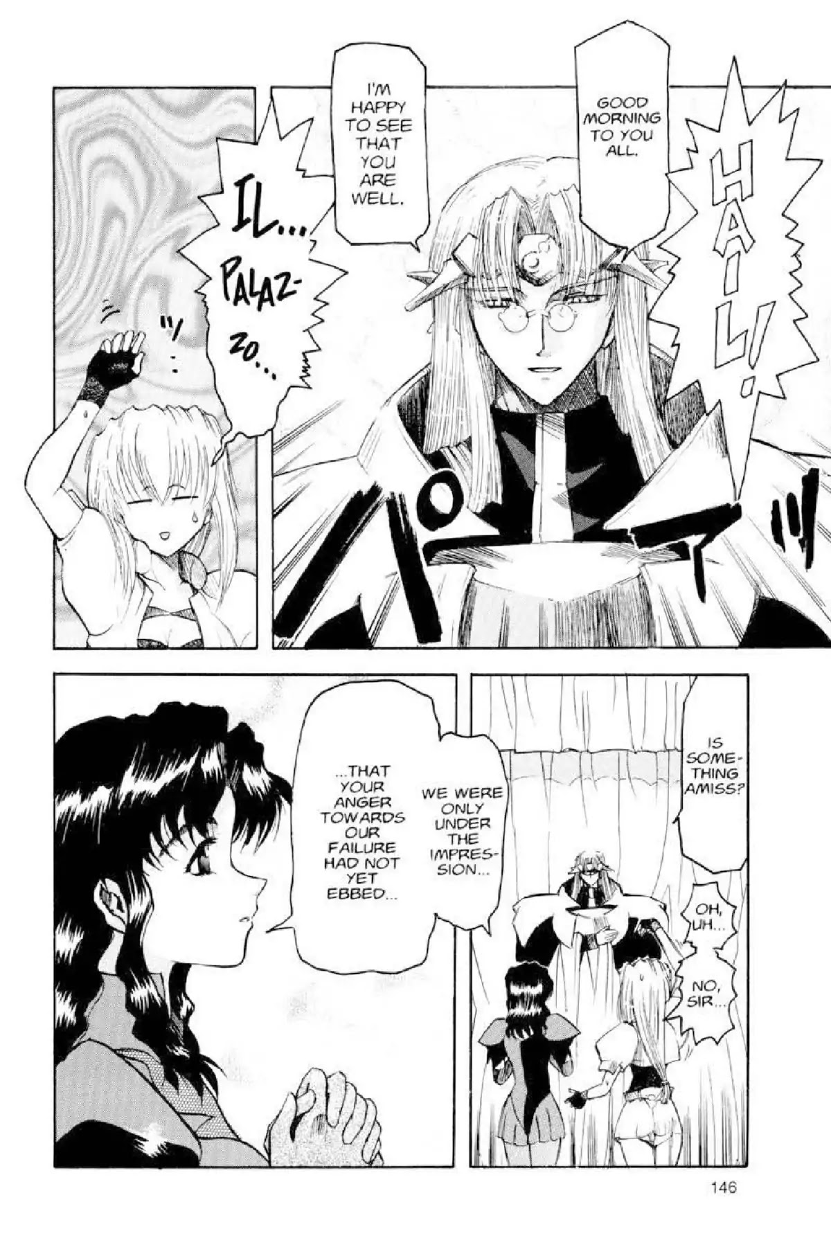 Excel Saga Chapter 2.6 page 4 - Vol.2 Mission 6: Shift in Tack