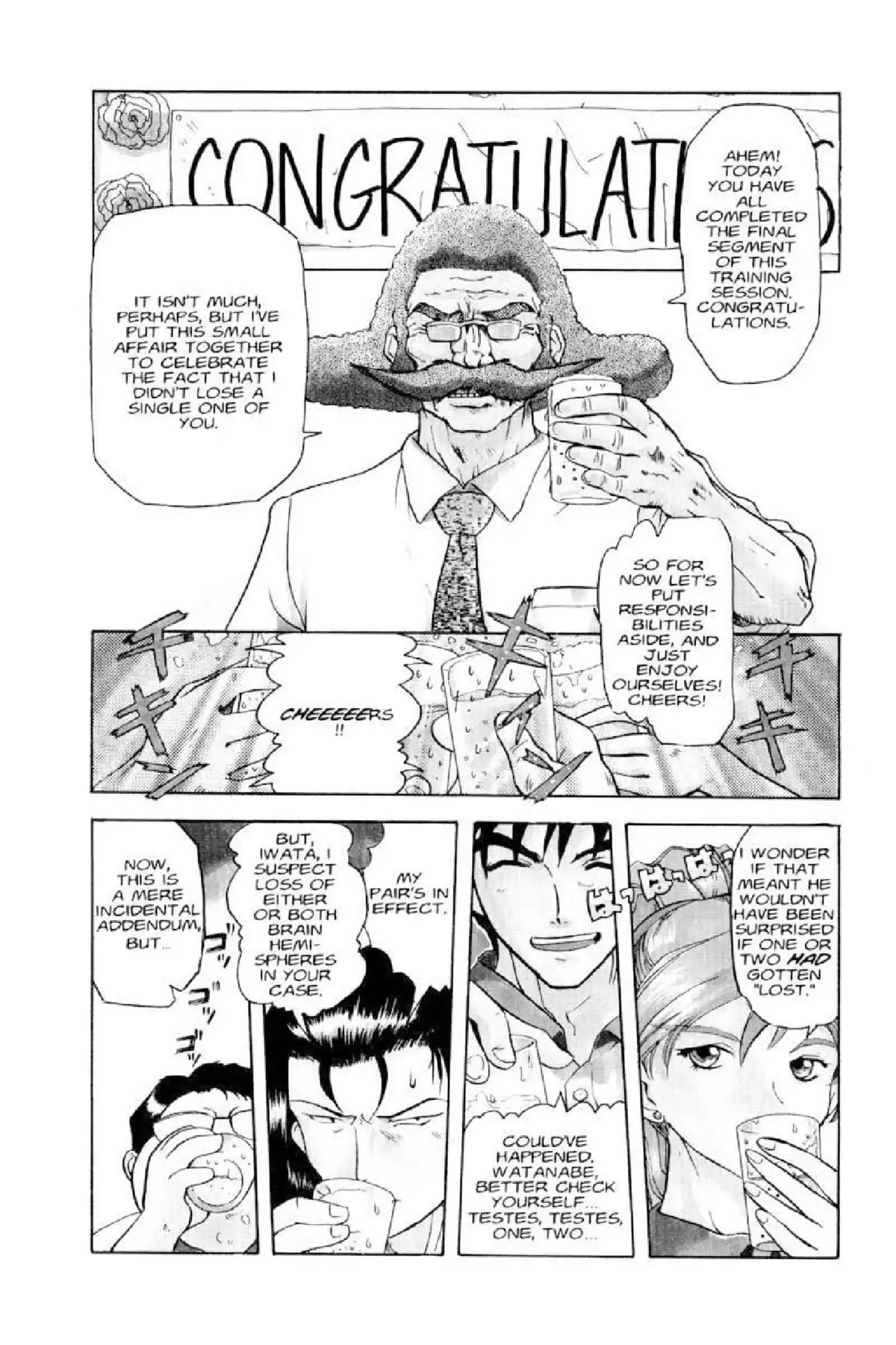 Excel Saga Chapter 2.8 page 1 - Vol.2 Mission 8: The Joys of Defeat