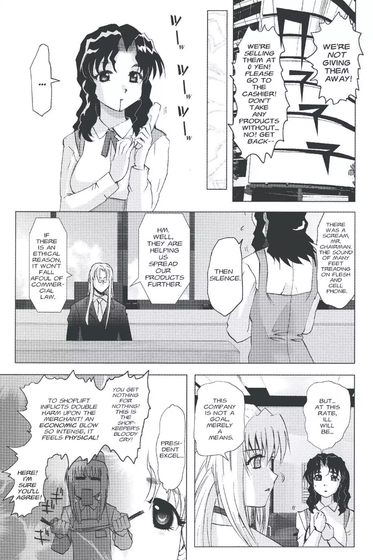 Excel Saga Chapter 20.2 page 11 - Vol.20 Mission 2: Three People and One Machine