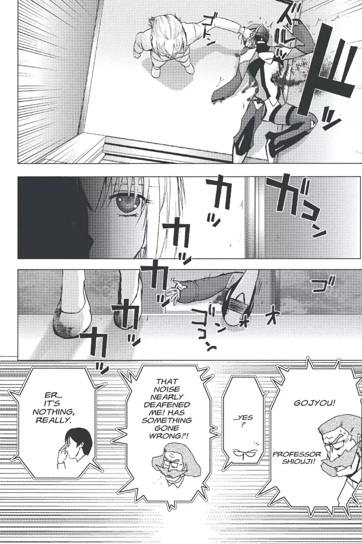 Excel Saga Chapter 20.2 page 28 - Vol.20 Mission 2: Three People and One Machine