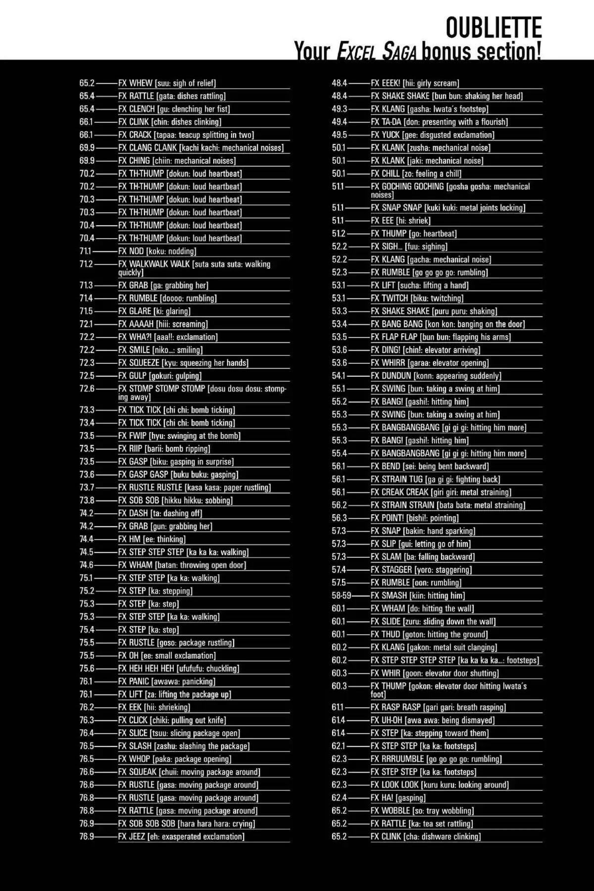 Excel Saga Chapter 20.6-5 page 3 - Vol.20 Oubliette: Excel Saga Bonus Section