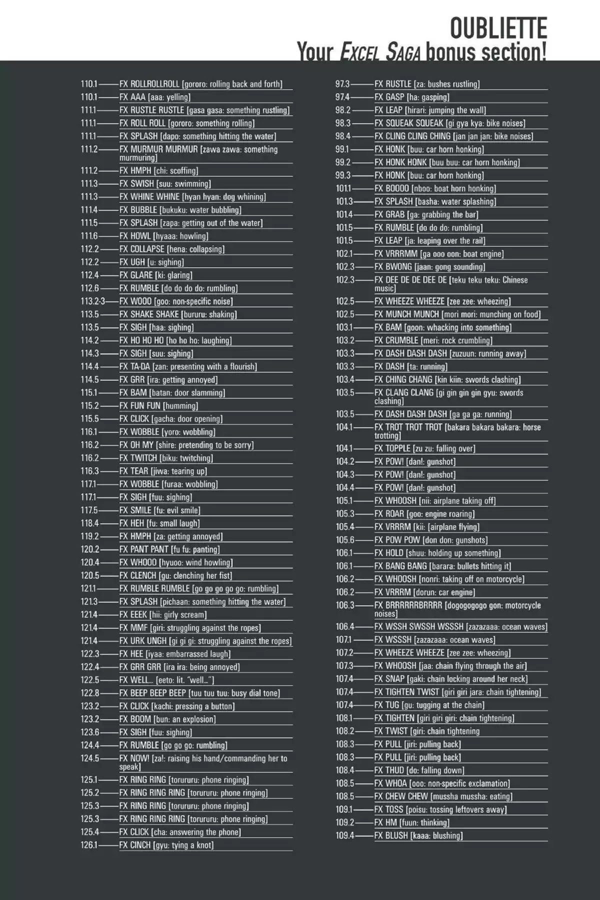 Excel Saga Chapter 20.6-5 page 5 - Vol.20 Oubliette: Excel Saga Bonus Section