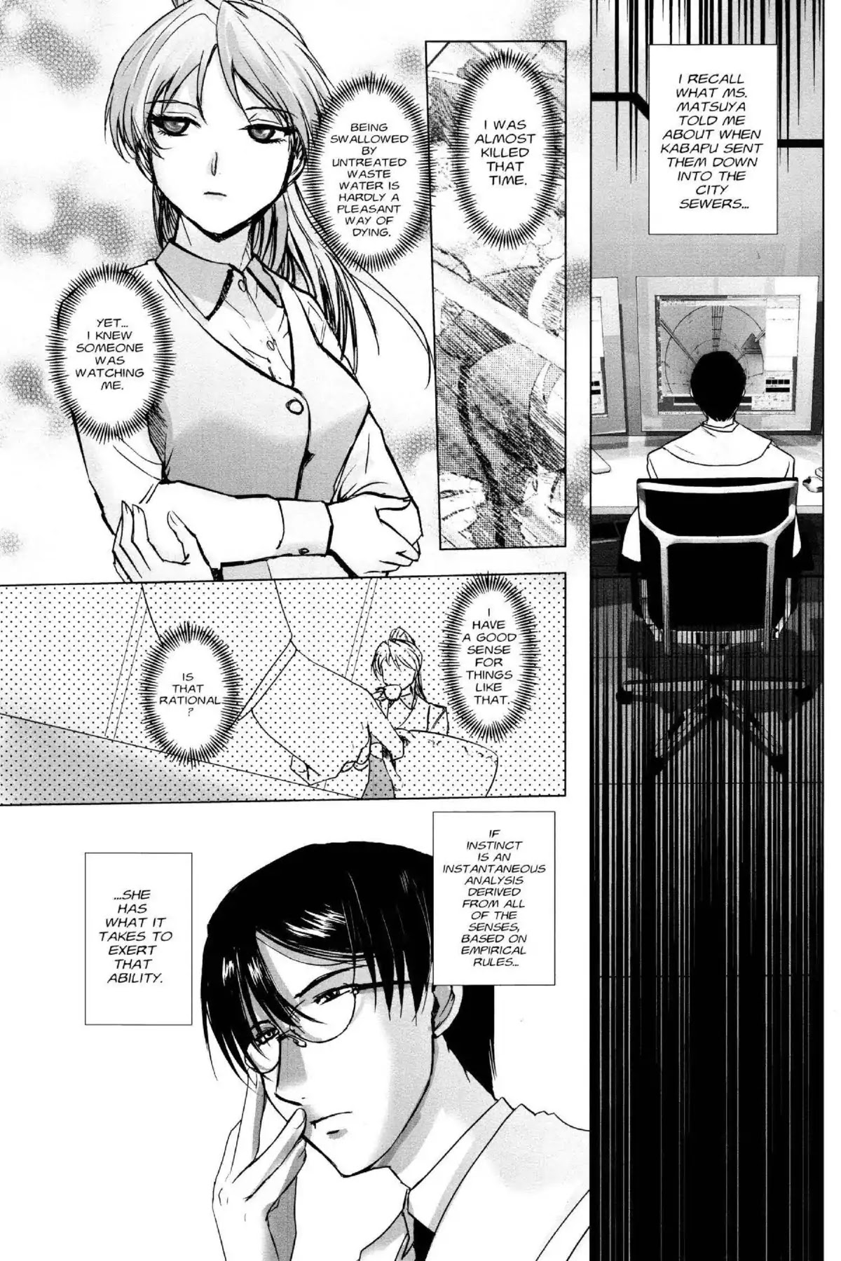 Excel Saga Chapter 21.1 page 10 - Vol.21 Mission 1: 30,000 Miles Underground