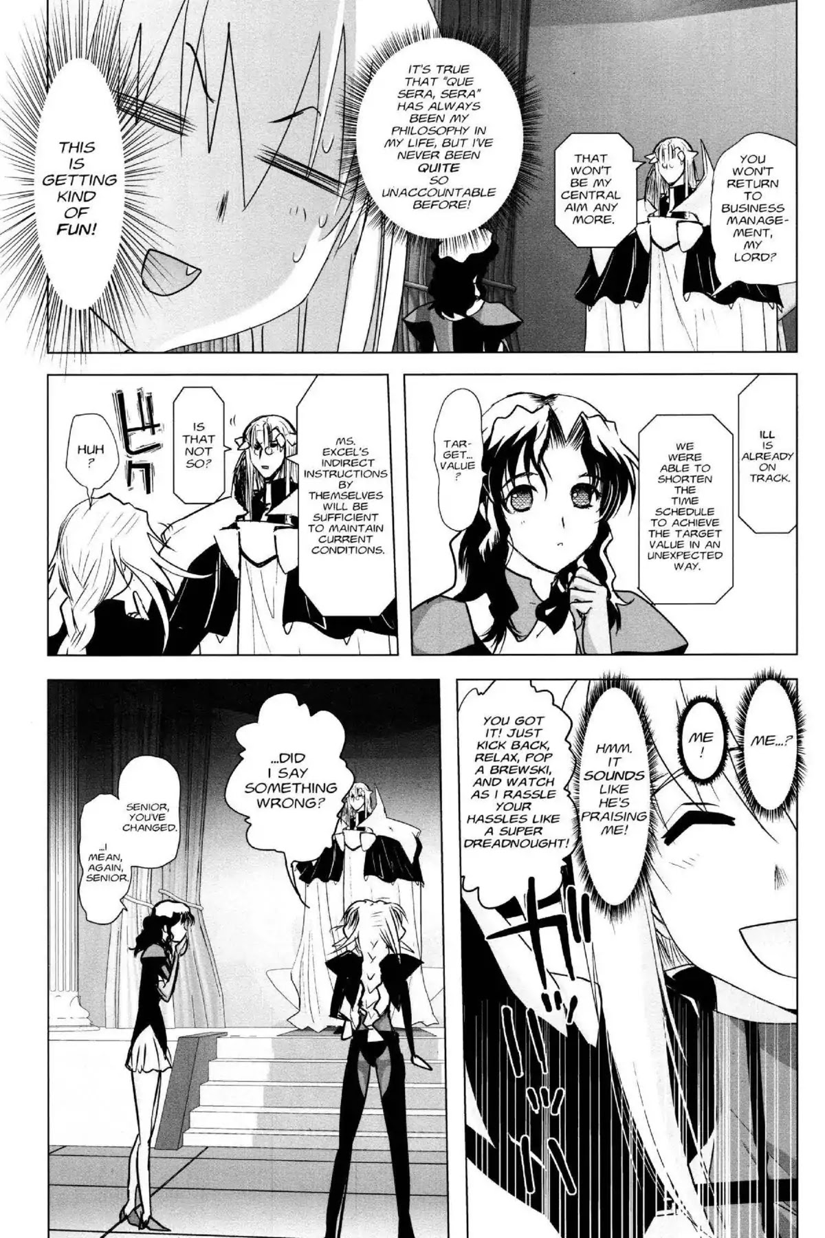 Excel Saga Chapter 21.5 page 13 - Vol.21 Mission 5: I am the President and That's the Machine