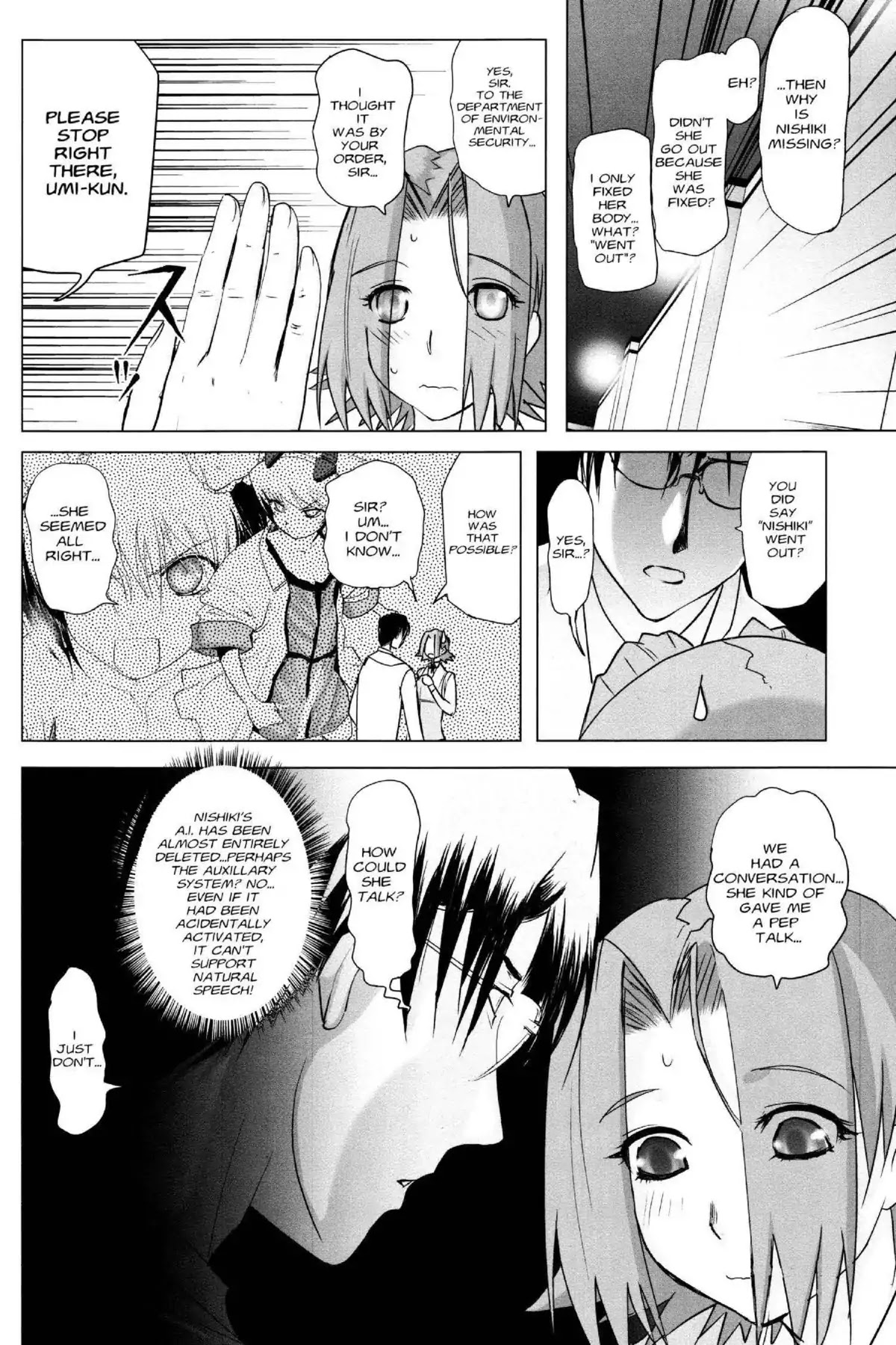 Excel Saga Chapter 21.5 page 6 - Vol.21 Mission 5: I am the President and That's the Machine