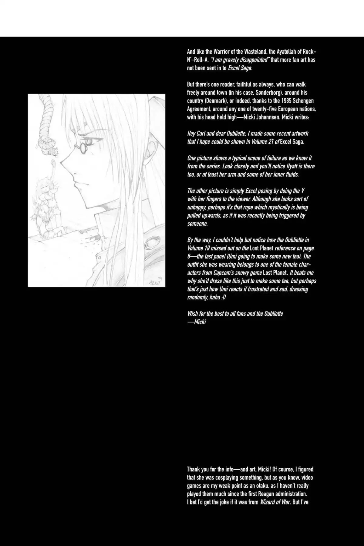 Excel Saga Chapter 21.6-5 page 12 - Vol.21 Oubliette: Excel Saga Bonus Section