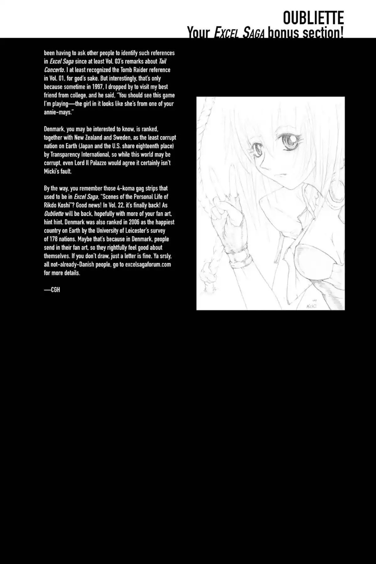 Excel Saga Chapter 21.6-5 page 13 - Vol.21 Oubliette: Excel Saga Bonus Section