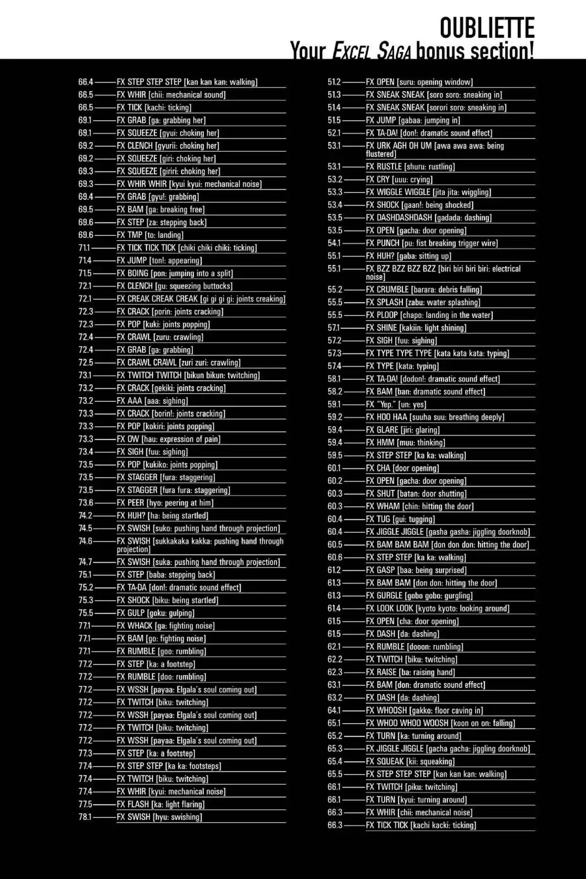 Excel Saga Chapter 21.6-5 page 3 - Vol.21 Oubliette: Excel Saga Bonus Section
