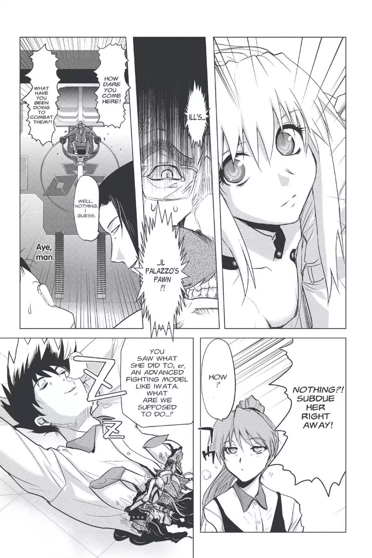 Excel Saga Chapter 22.3 page 11 - Vol.22 Mission 3: Eating Something You Picked off the Street