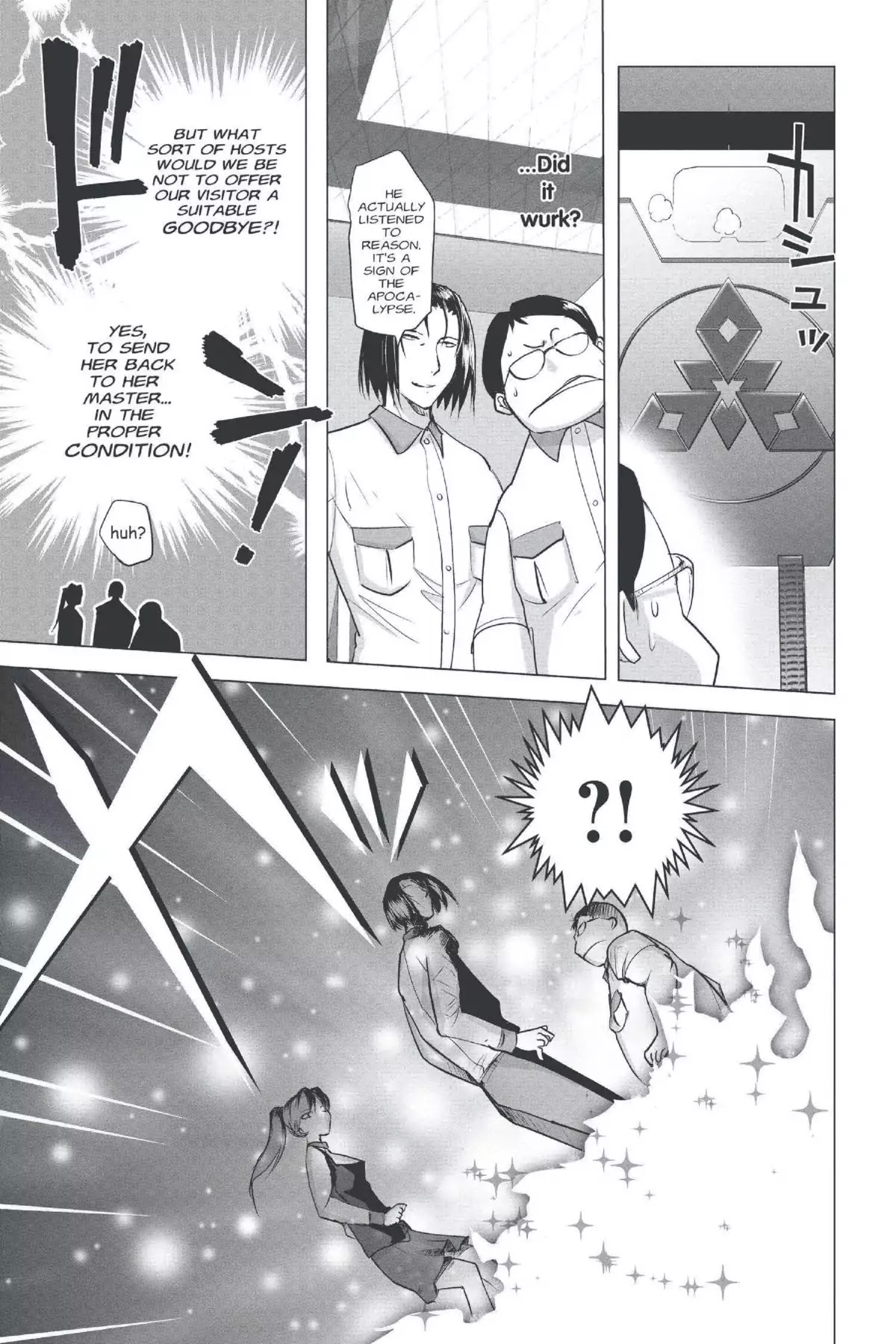Excel Saga Chapter 22.3 page 13 - Vol.22 Mission 3: Eating Something You Picked off the Street
