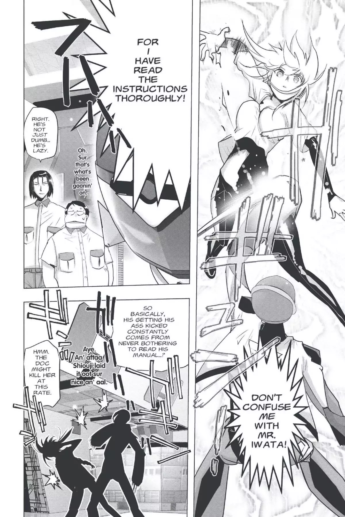 Excel Saga Chapter 22.3 page 20 - Vol.22 Mission 3: Eating Something You Picked off the Street