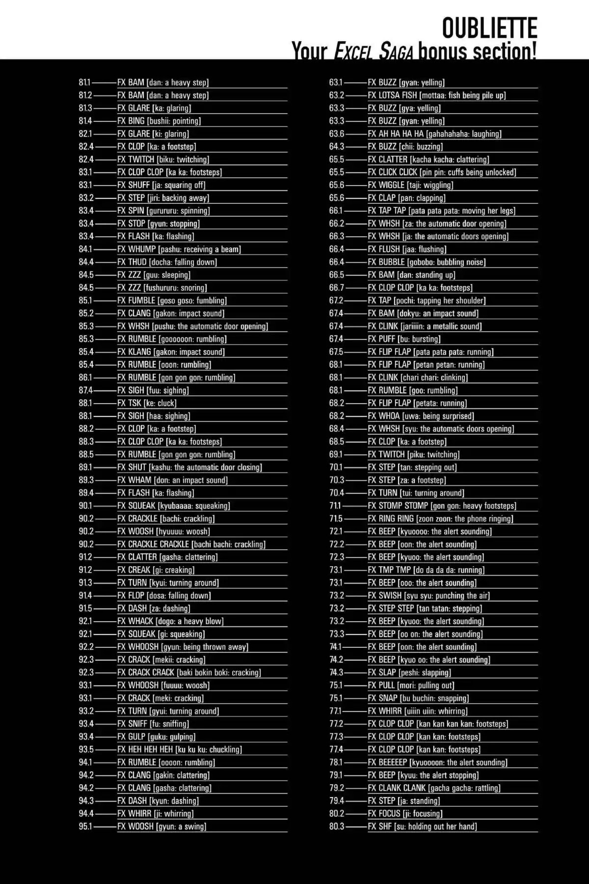Excel Saga Chapter 22.6-5 page 3 - Vol.22 Oubliette: Excel Saga Bonus Section