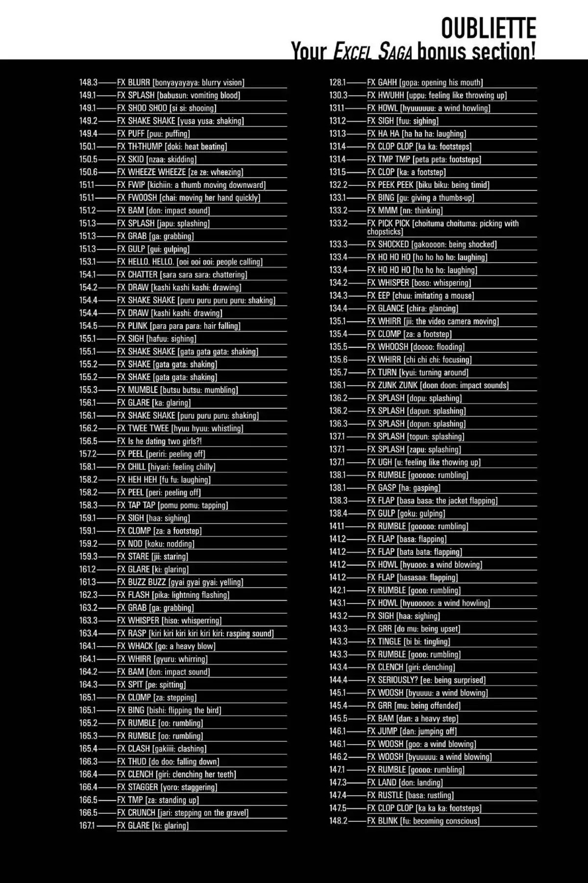 Excel Saga Chapter 22.6-5 page 5 - Vol.22 Oubliette: Excel Saga Bonus Section