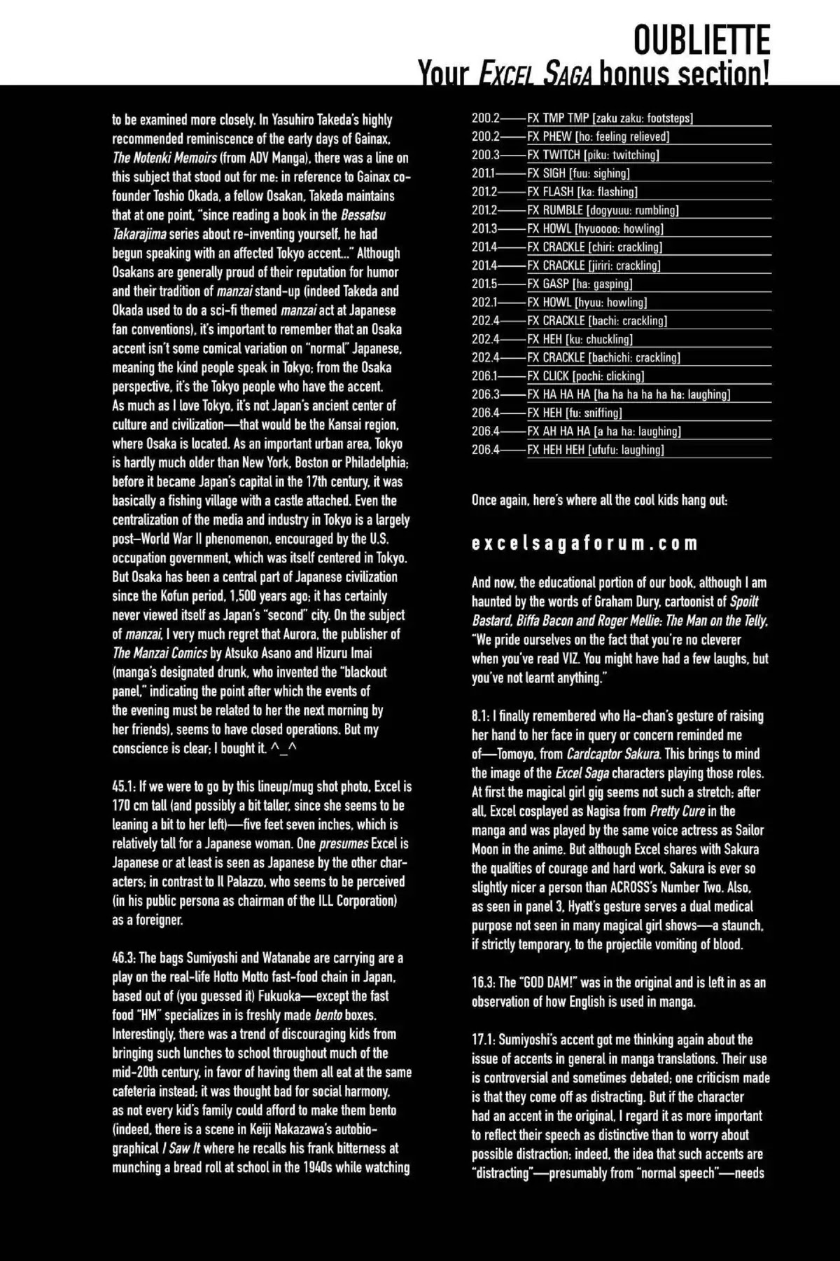 Excel Saga Chapter 22.6-5 page 7 - Vol.22 Oubliette: Excel Saga Bonus Section