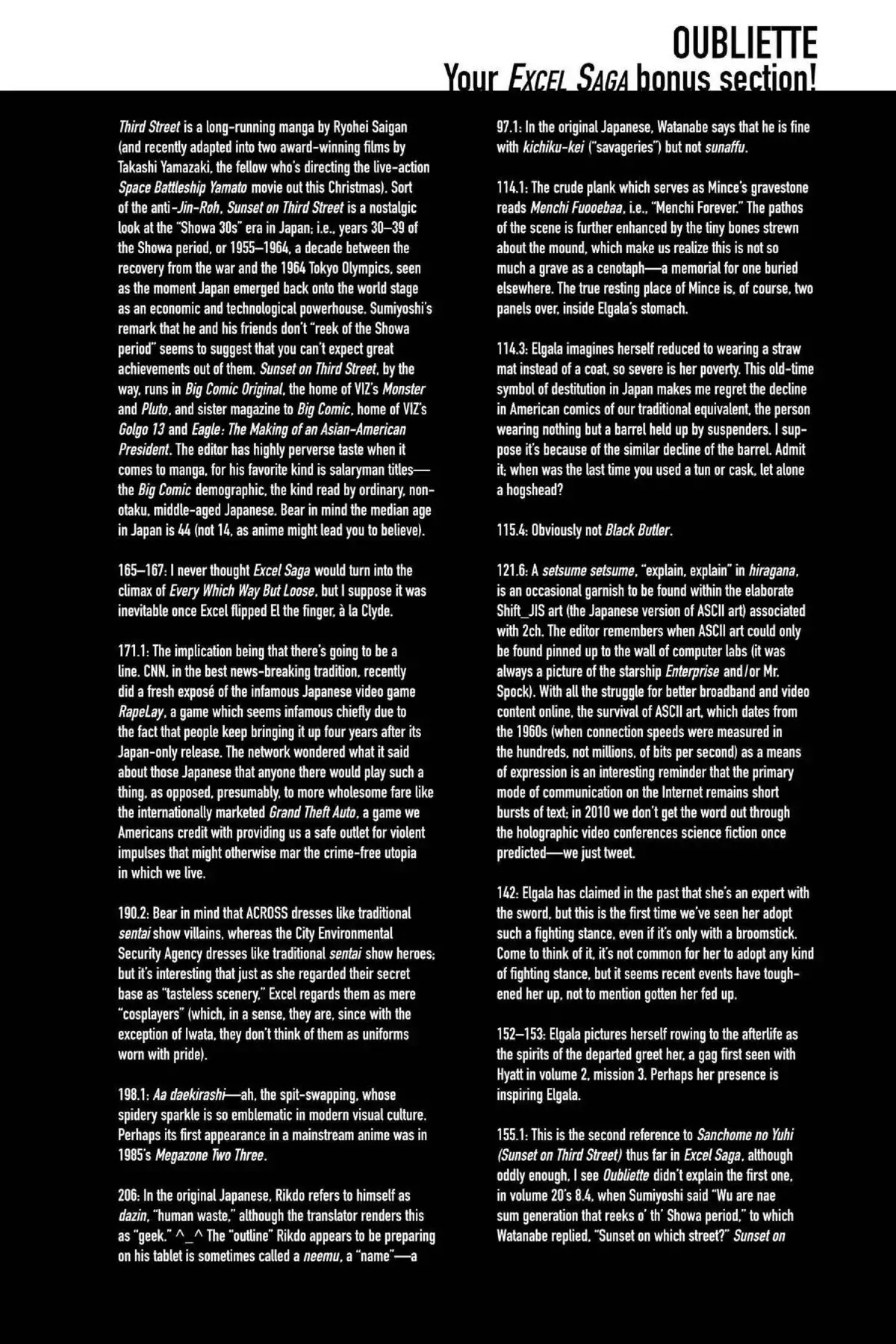 Excel Saga Chapter 22.6-5 page 9 - Vol.22 Oubliette: Excel Saga Bonus Section