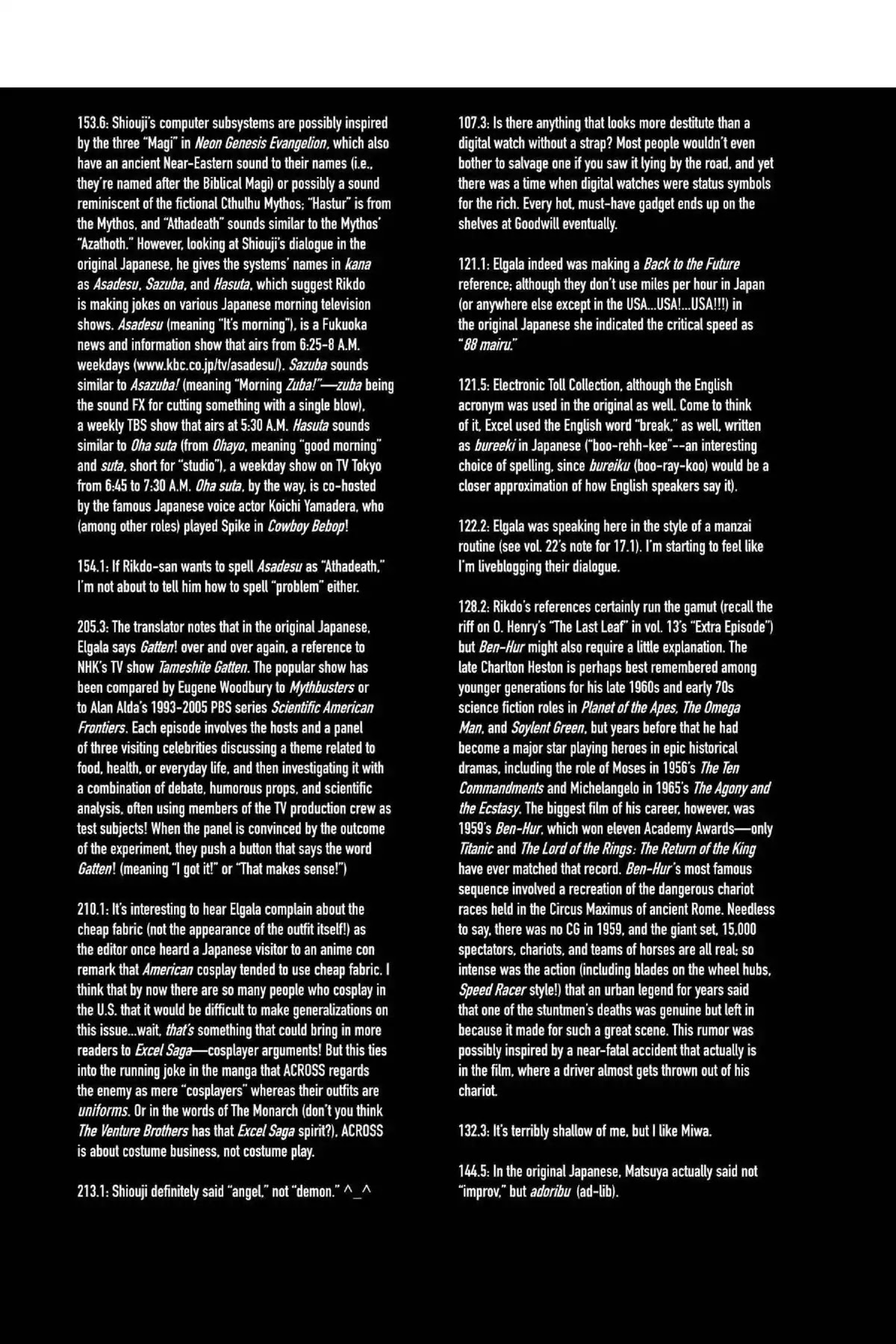Excel Saga Chapter 23.7-5 page 10 - Vol.23 Oubliette: Excel Saga Bonus Section