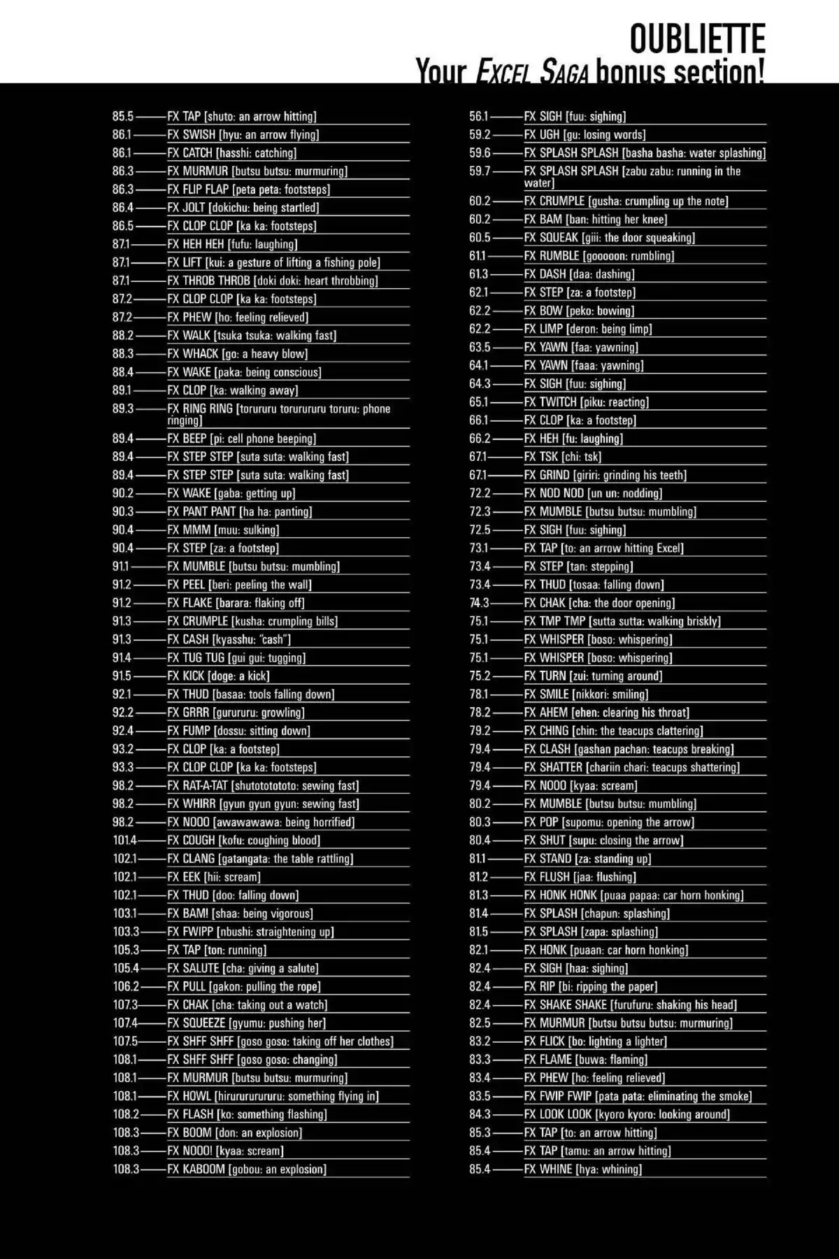 Excel Saga Chapter 23.7-5 page 3 - Vol.23 Oubliette: Excel Saga Bonus Section