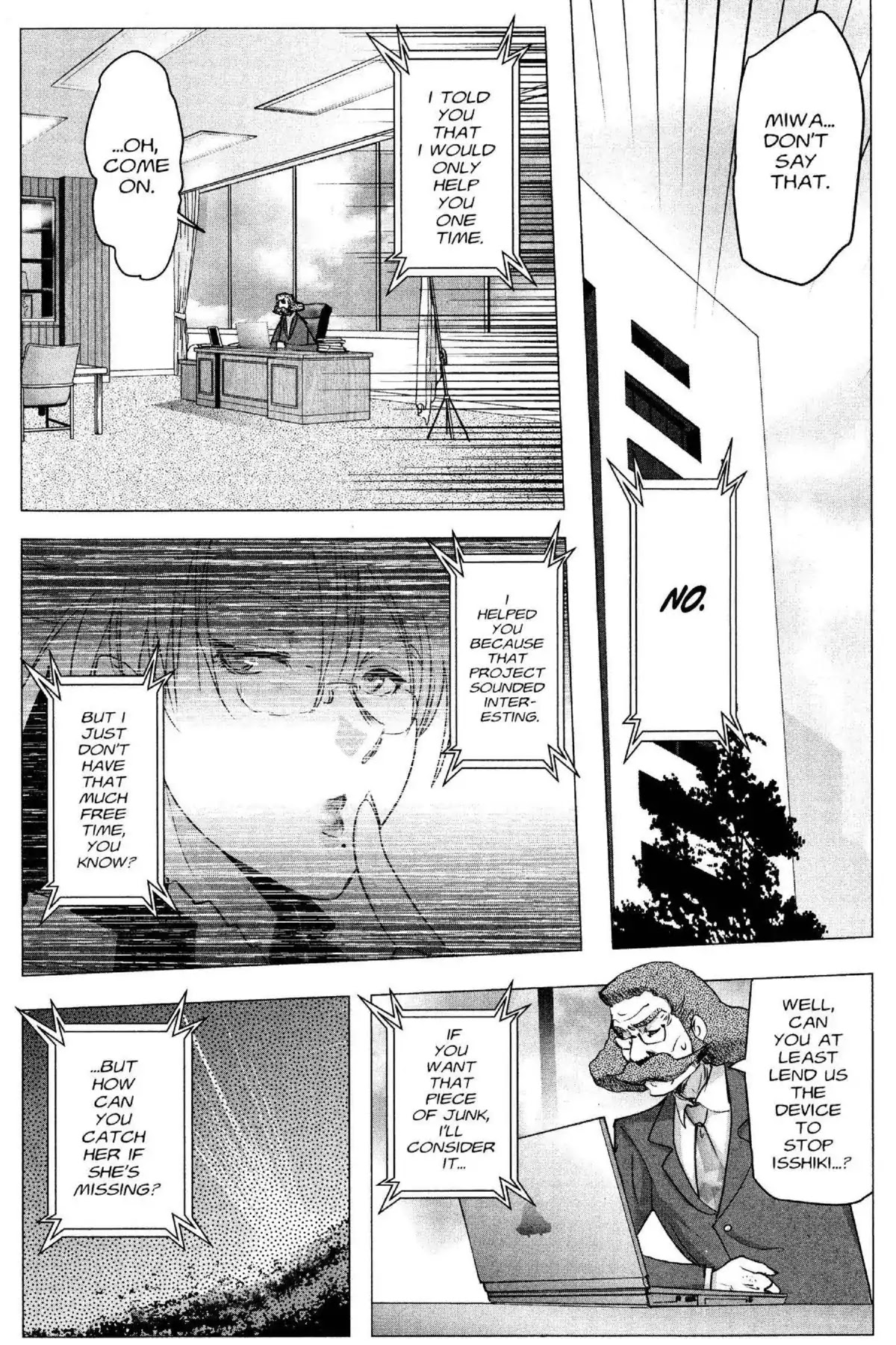 Excel Saga Chapter 24.2 page 5 - Vol.24 Mission 2: The North Wind and the Heavy Rain