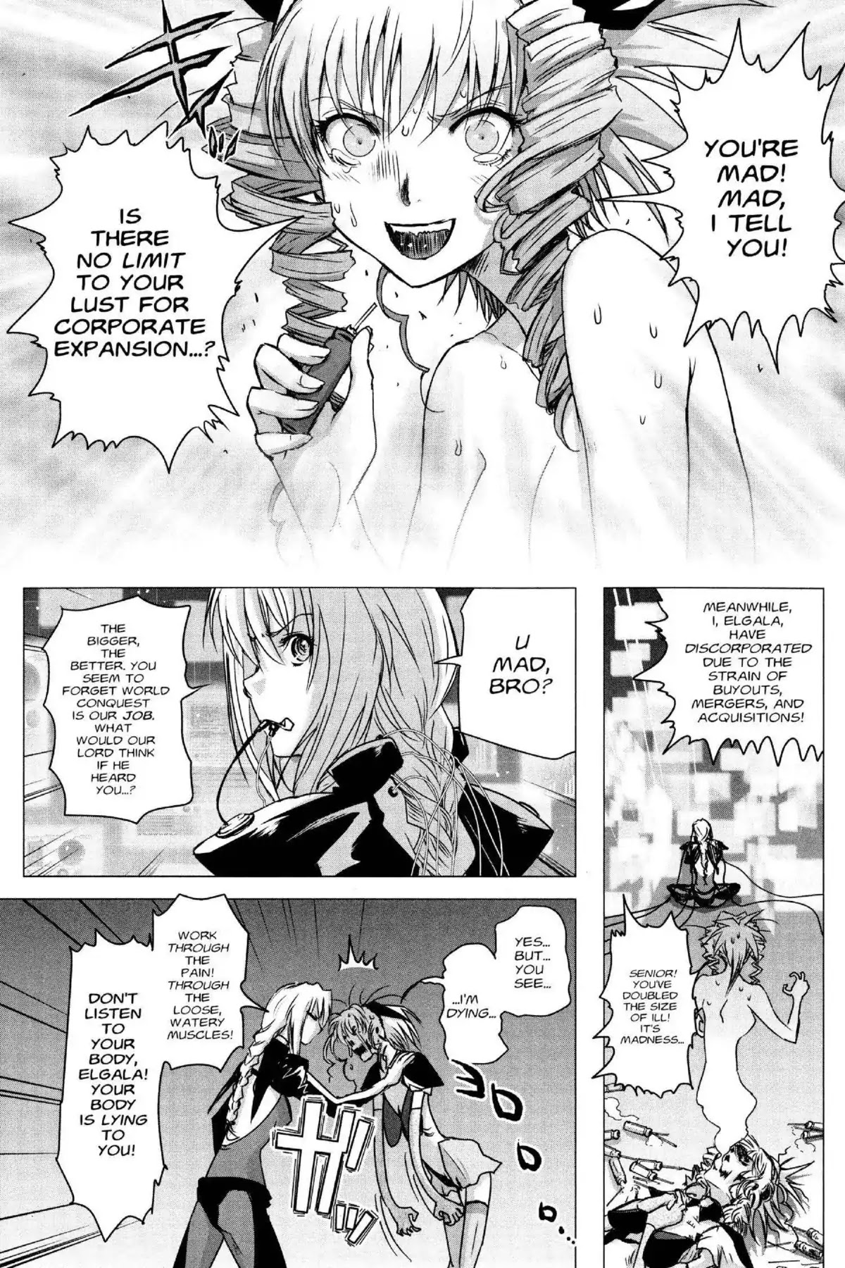 Excel Saga Chapter 24.4 page 11 - Vol.24 Mission 4: A Wrinkled Angle
