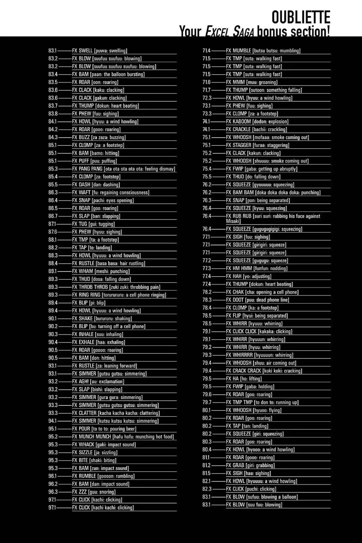 Excel Saga Chapter 24.6-5 page 3 - Vol.24 Oubliette: Excel Saga Bonus Section